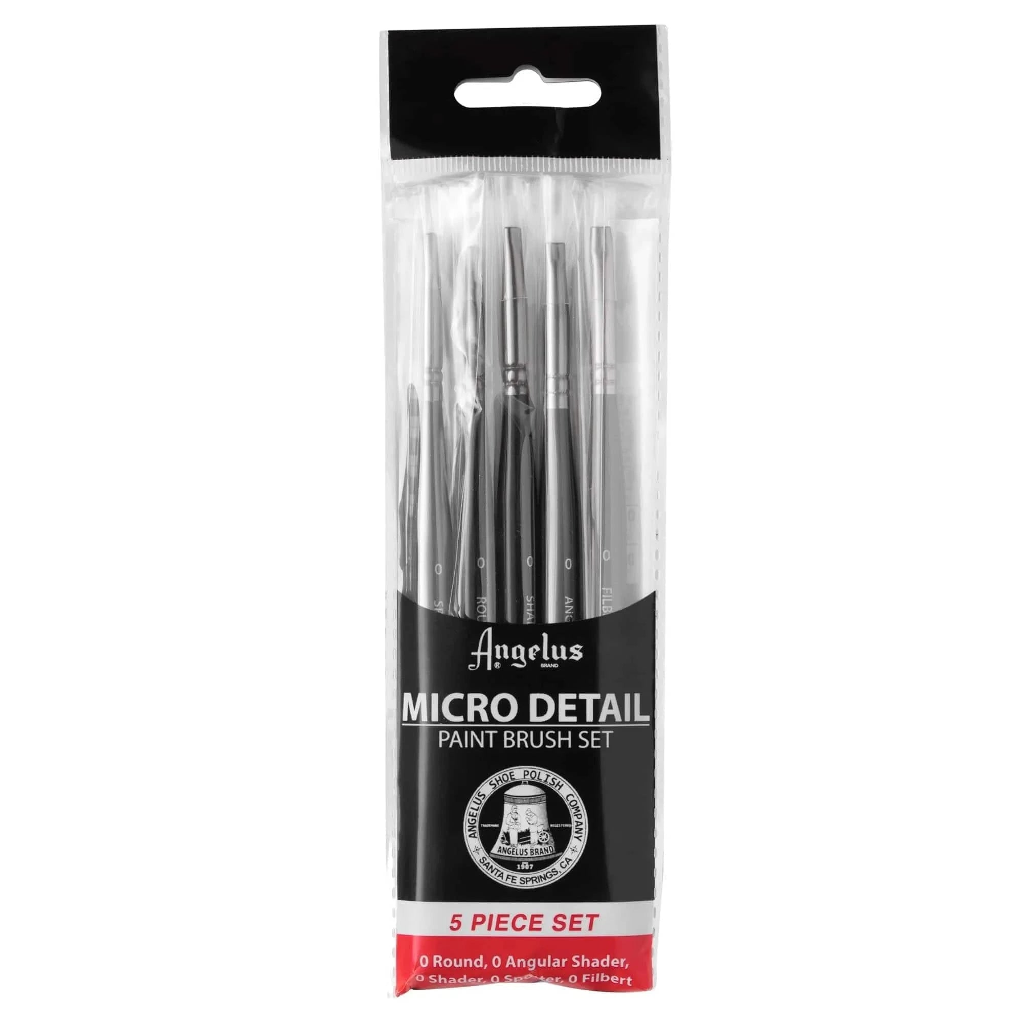 Angelus Micro Detail Paint Brush Set - Angelus Direct