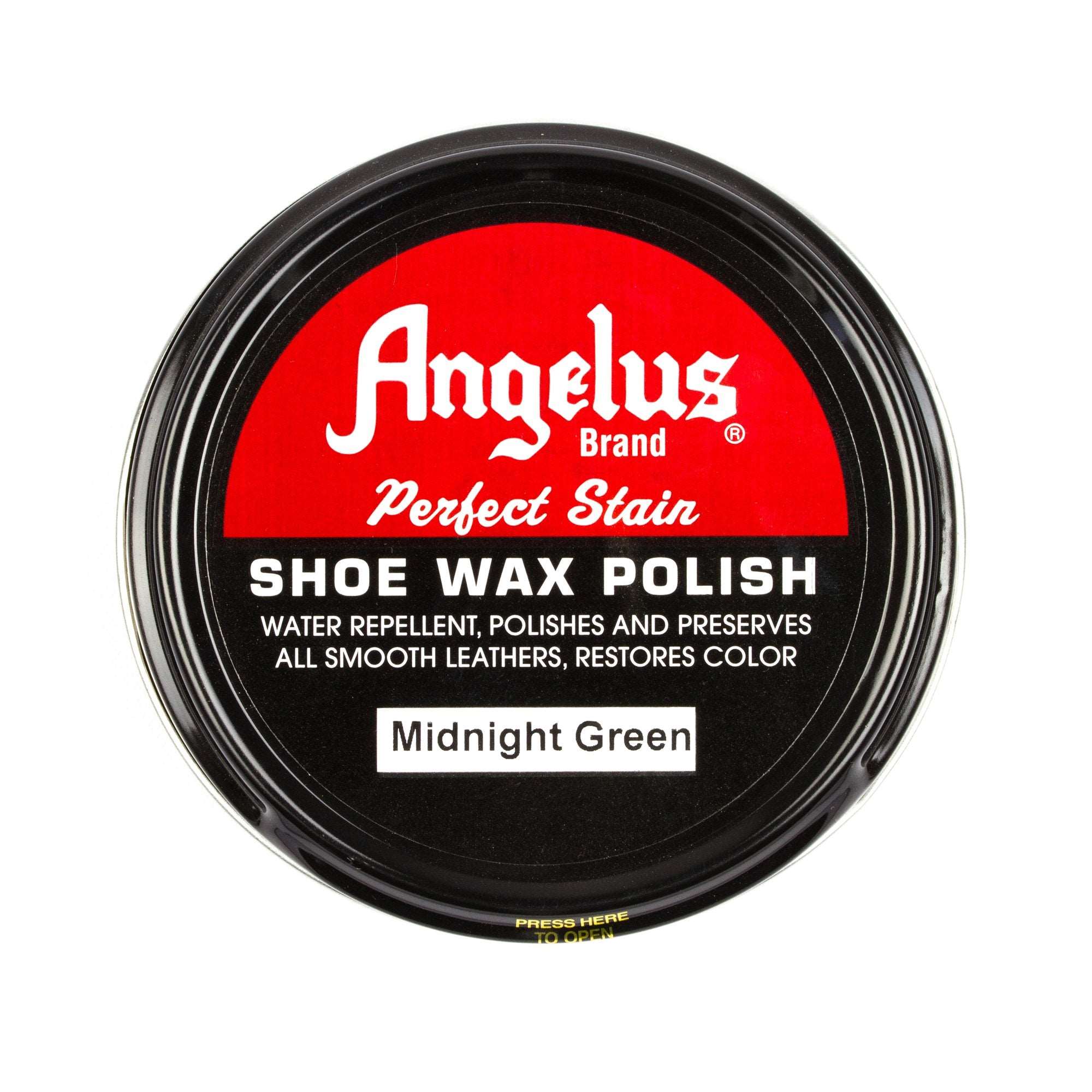 Angelus Midnight Green Shoe Wax Polish - Angelus Direct