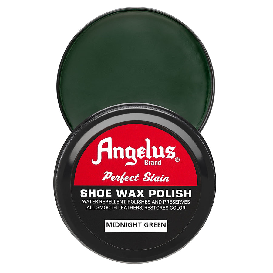 Angelus Midnight Green Shoe Wax Polish