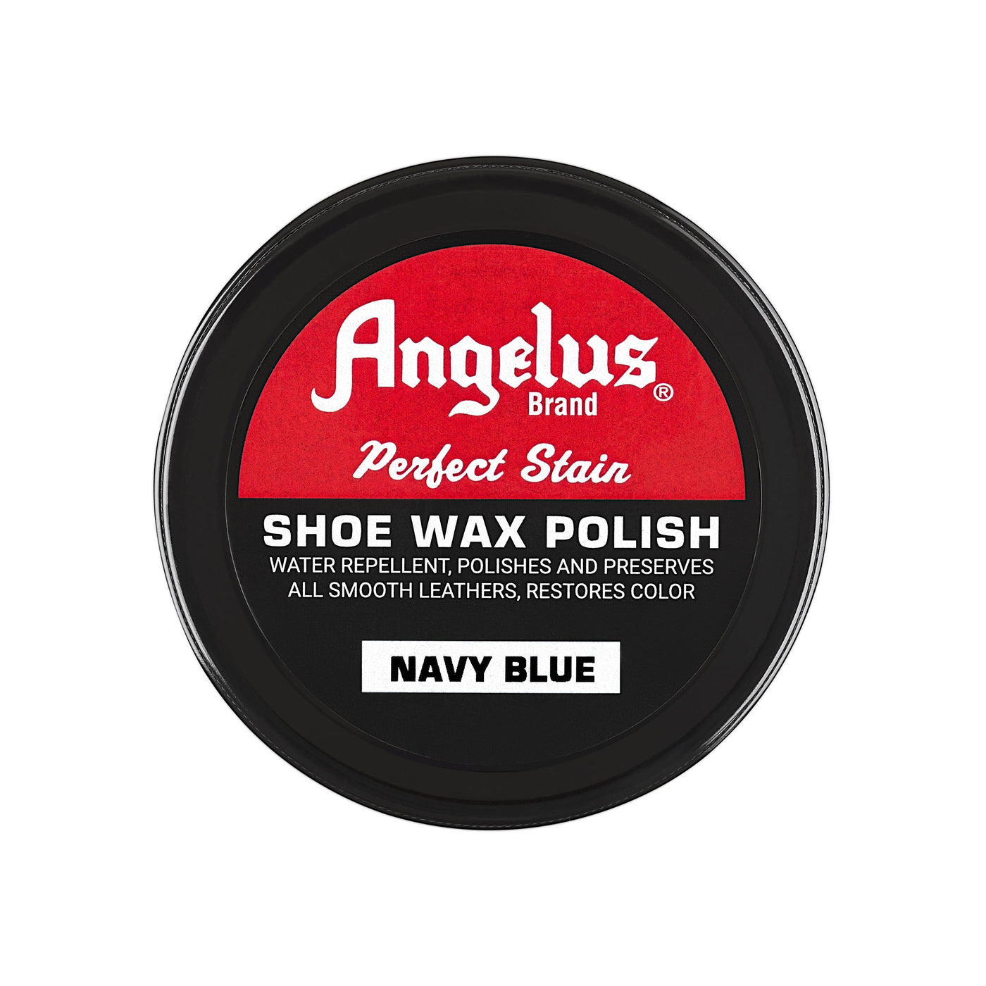 Angelus Navy Blue Shoe Wax Polish - Deep Blue Pigmented Wax for Navy Leather