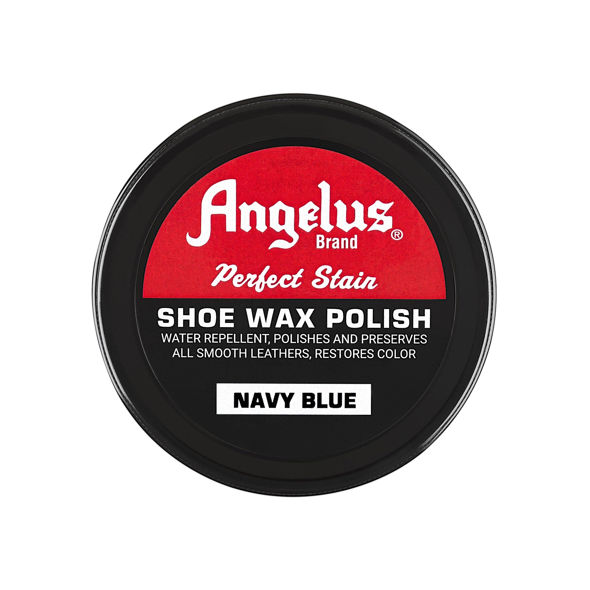 Angelus Navy Blue Shoe Wax Polish - Deep Blue Pigmented Wax for Navy Leather