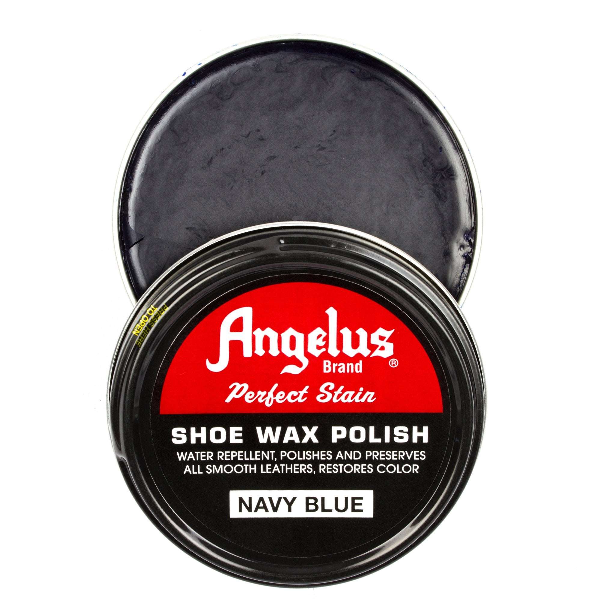 Angelus Navy Blue Shoe Wax Polish - Angelus Direct