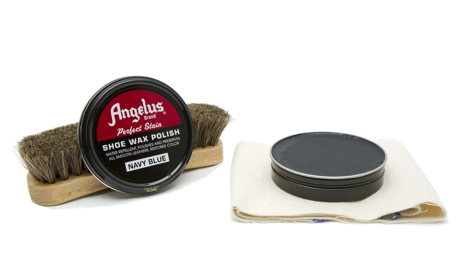 Angelus Navy Blue Shoe Wax Polish - Angelus Direct