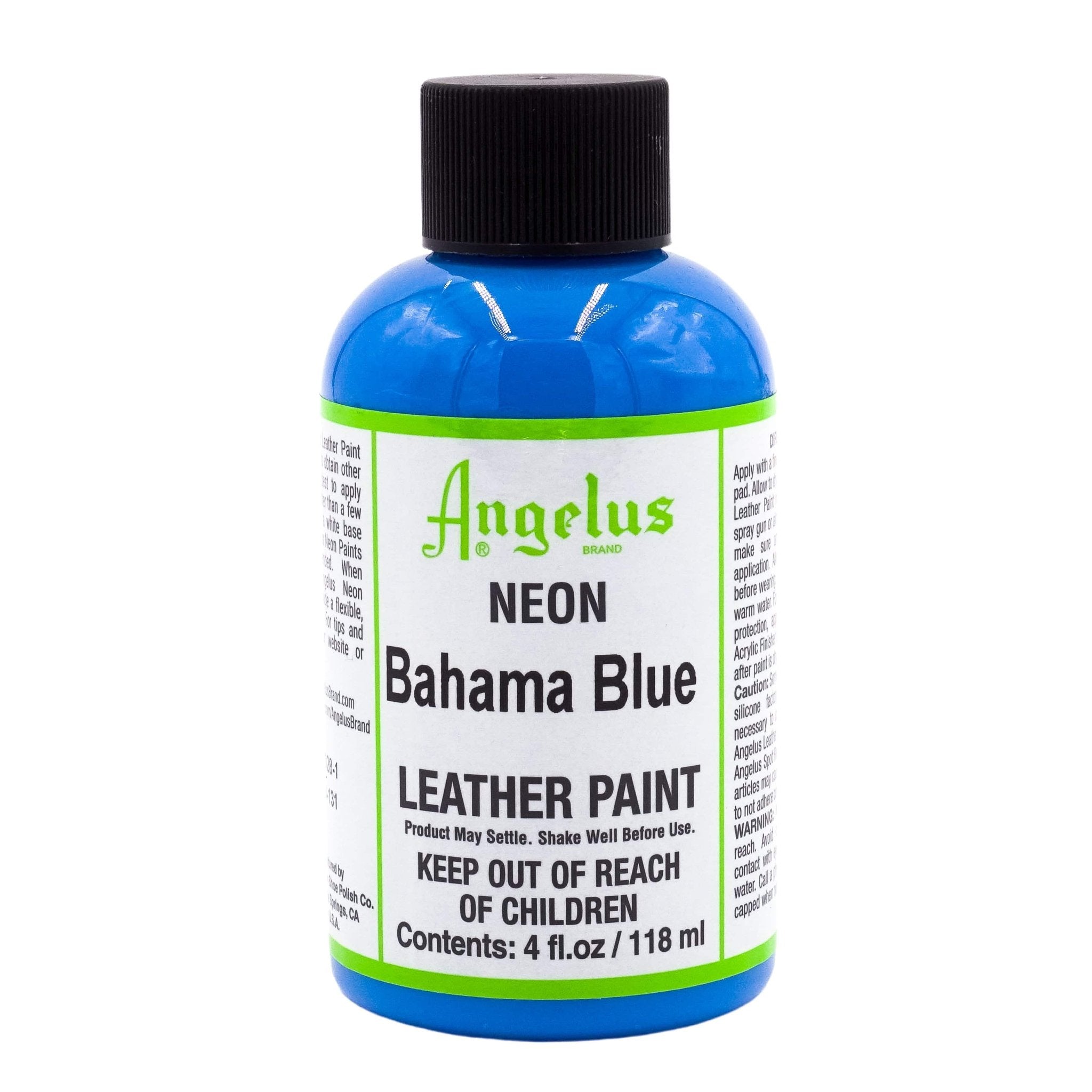 Angelus Neon Bahama Blue Paint - Angelus Direct