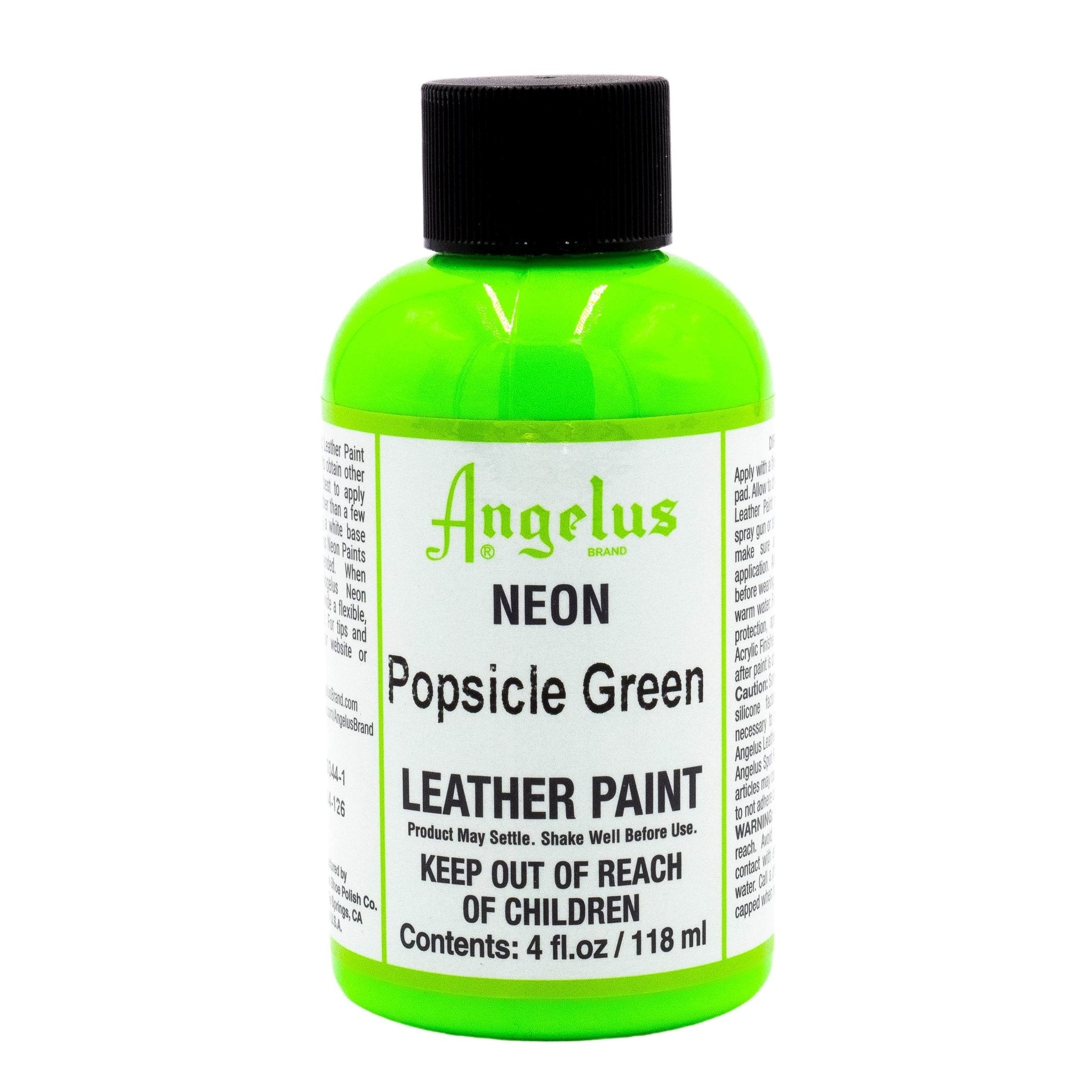 Angelus Neon Popsicle Green Paint - Angelus Direct