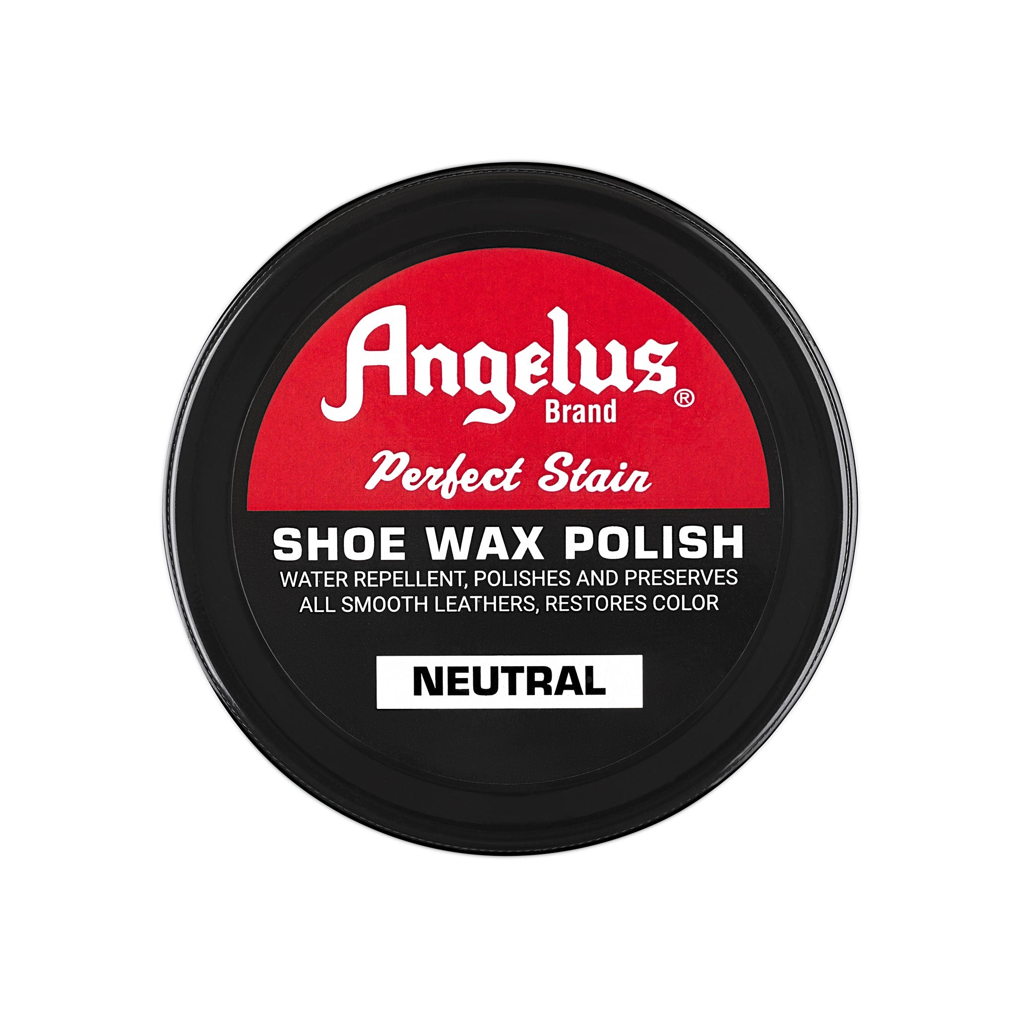 Angelus Neutral Shoe Wax Polish - Clear Universal Shine for All Leather Colors