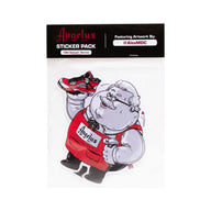Angelus Direct Angelus "Old School" Sticker Pack by AlexMDC Pack of 3
