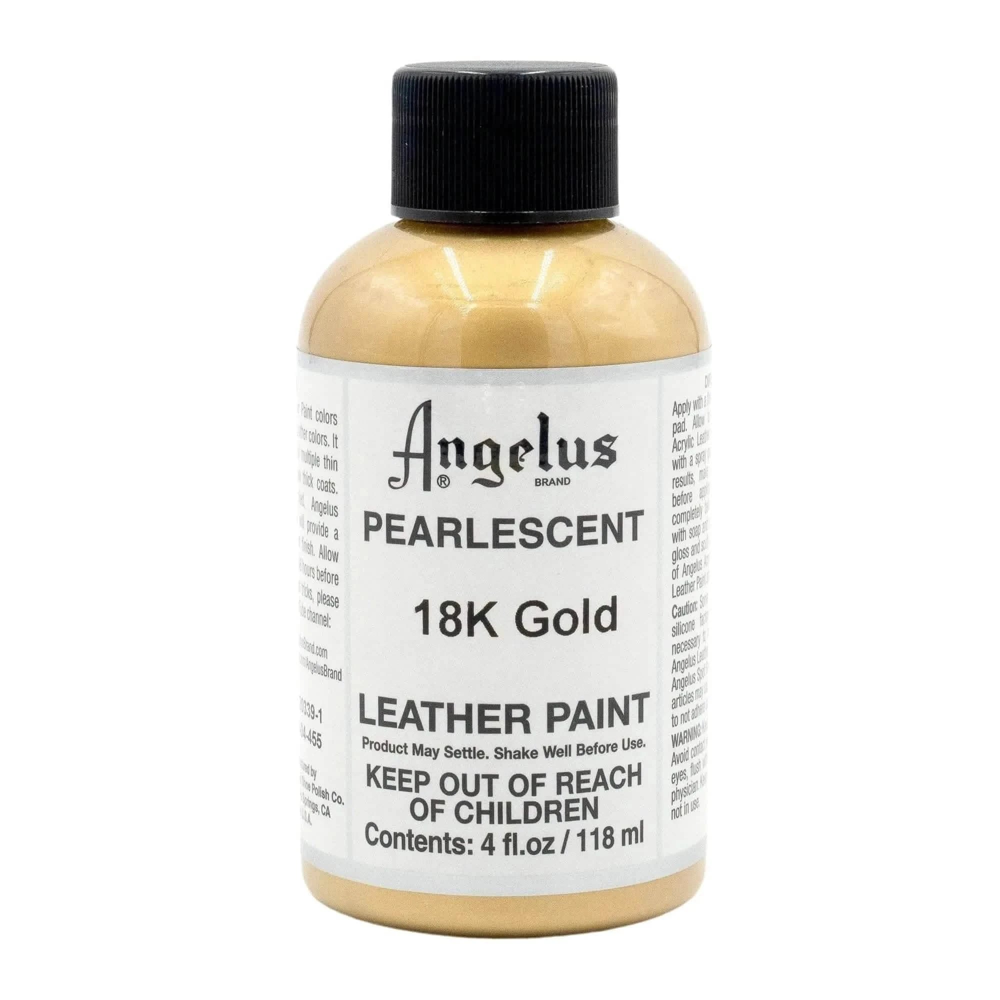 Angelus Direct Angelus Pearlescent 18K Gold Paint 4 oz. Pearlescent Paint
