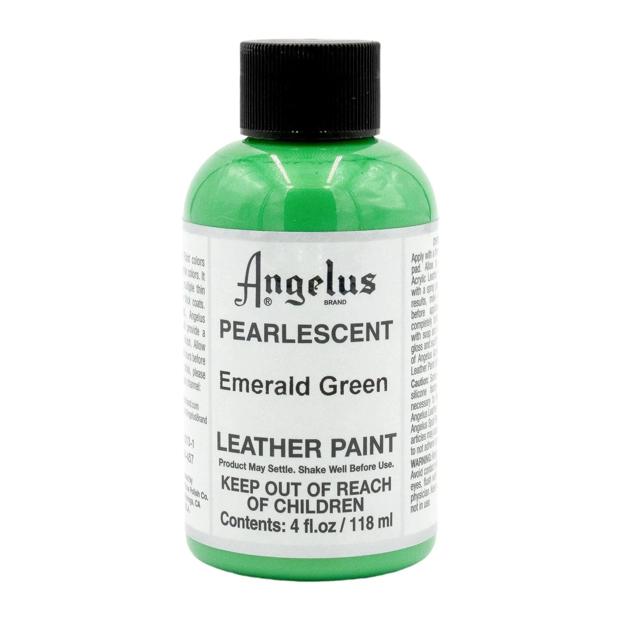 Angelus Direct Angelus Pearlescent Emerald Green Paint 4 oz. Pearlescent Paint