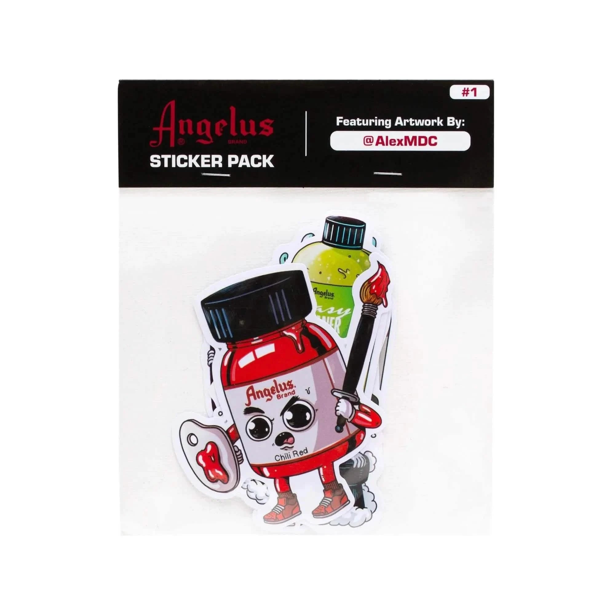Angelus Direct Angelus Products Sticker Pack by AlexMDC #1 Pack of 6