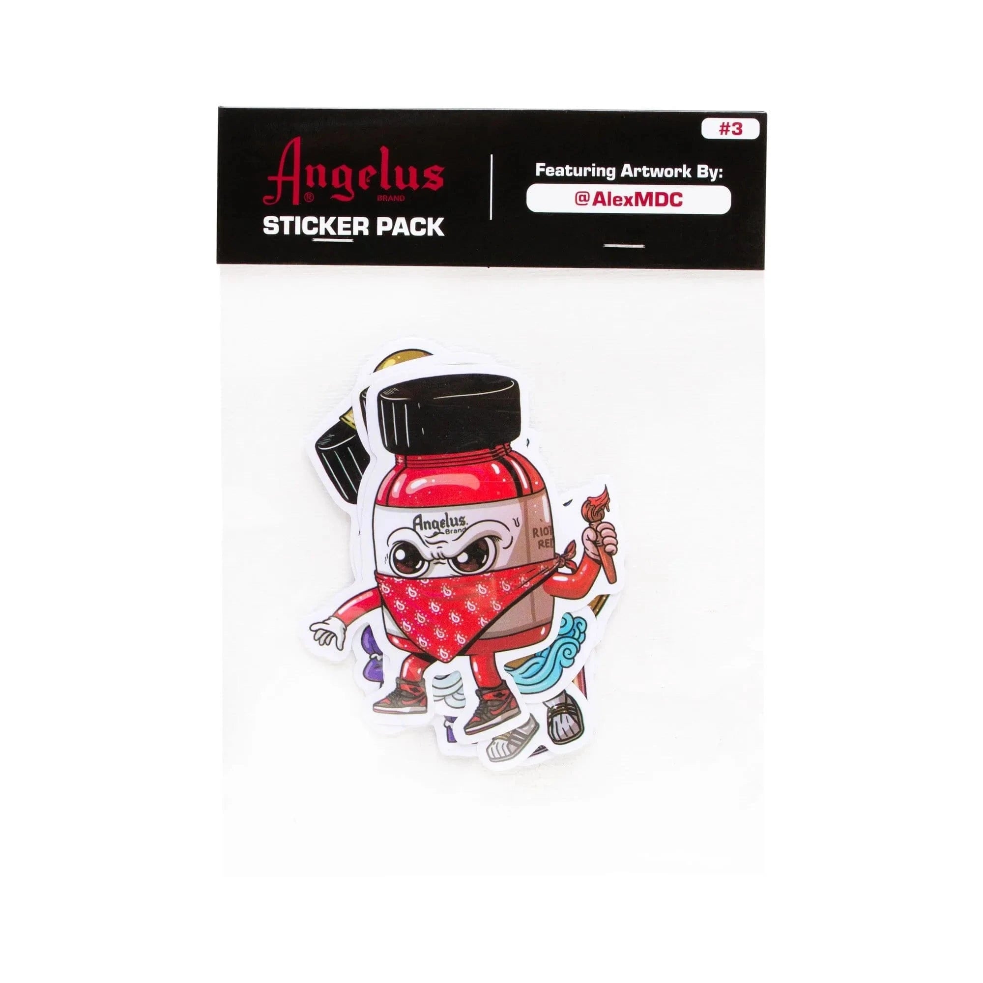 Angelus Direct Angelus Products Sticker Pack by AlexMDC #3 Pack of 7