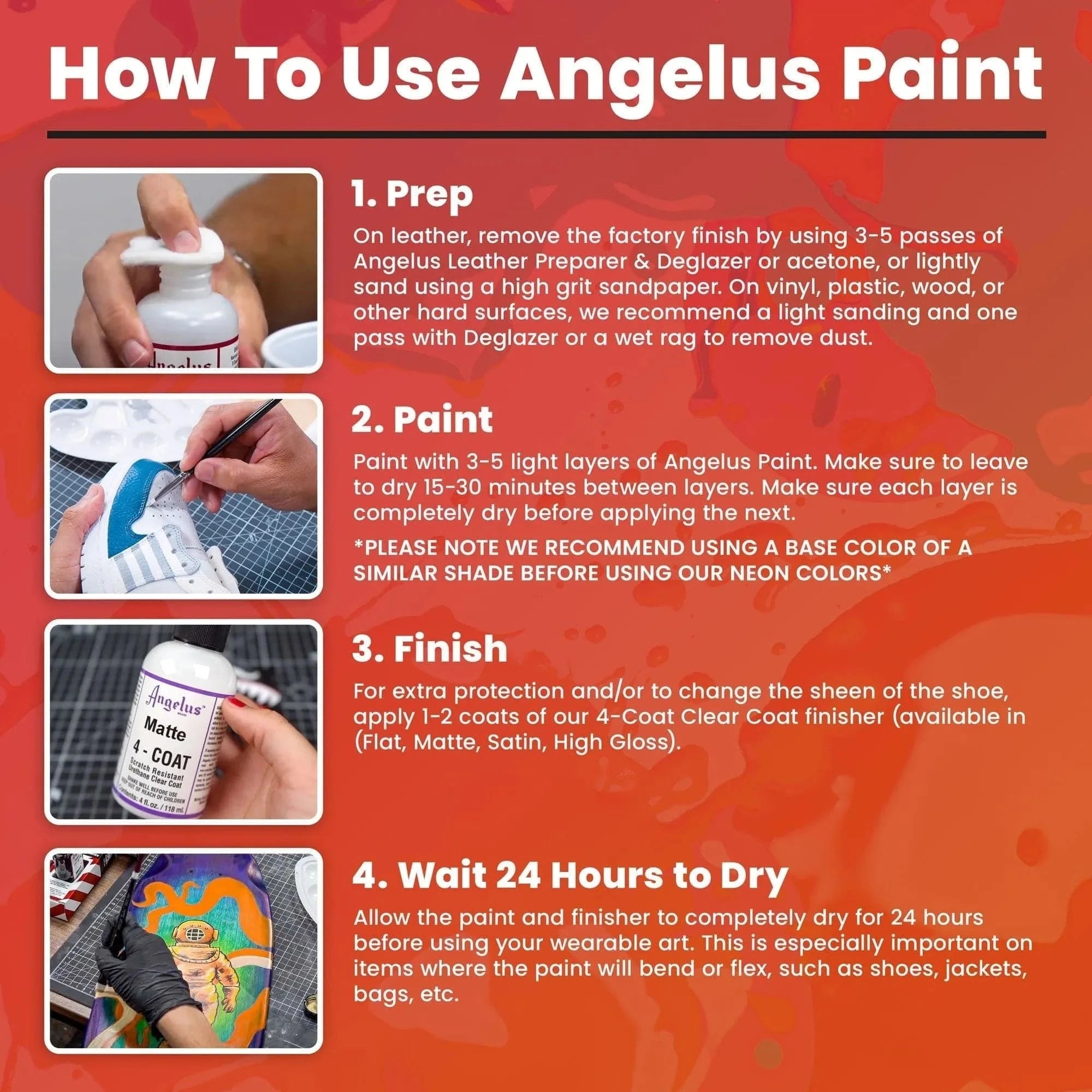 Angelus Red Paint - Angelus Direct
