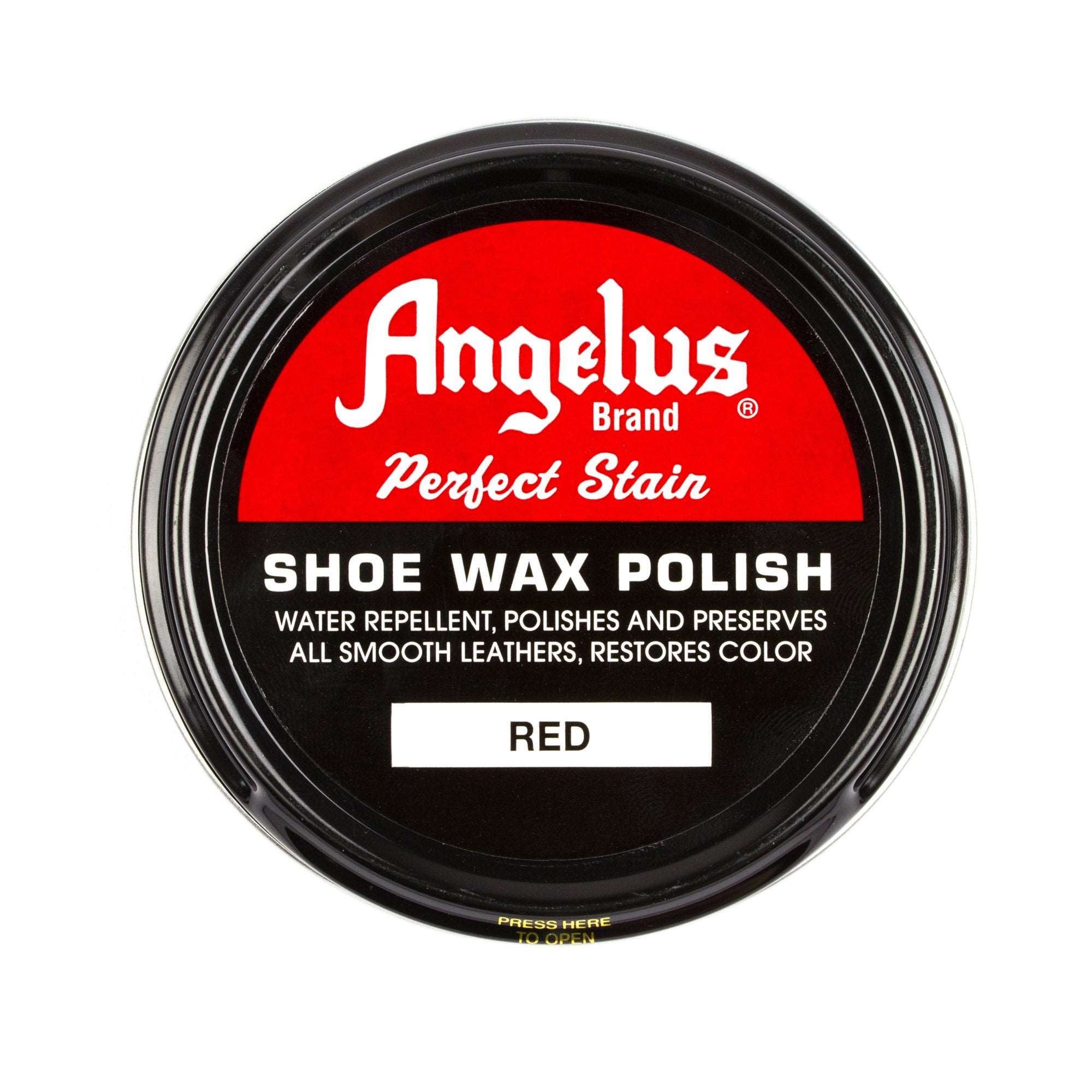 Angelus Red Shoe Wax Polish - Angelus Direct