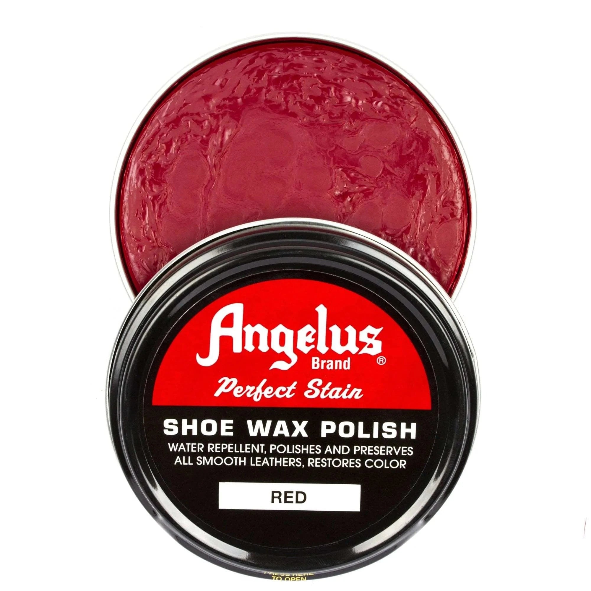 Angelus Red Shoe Wax Polish - Angelus Direct