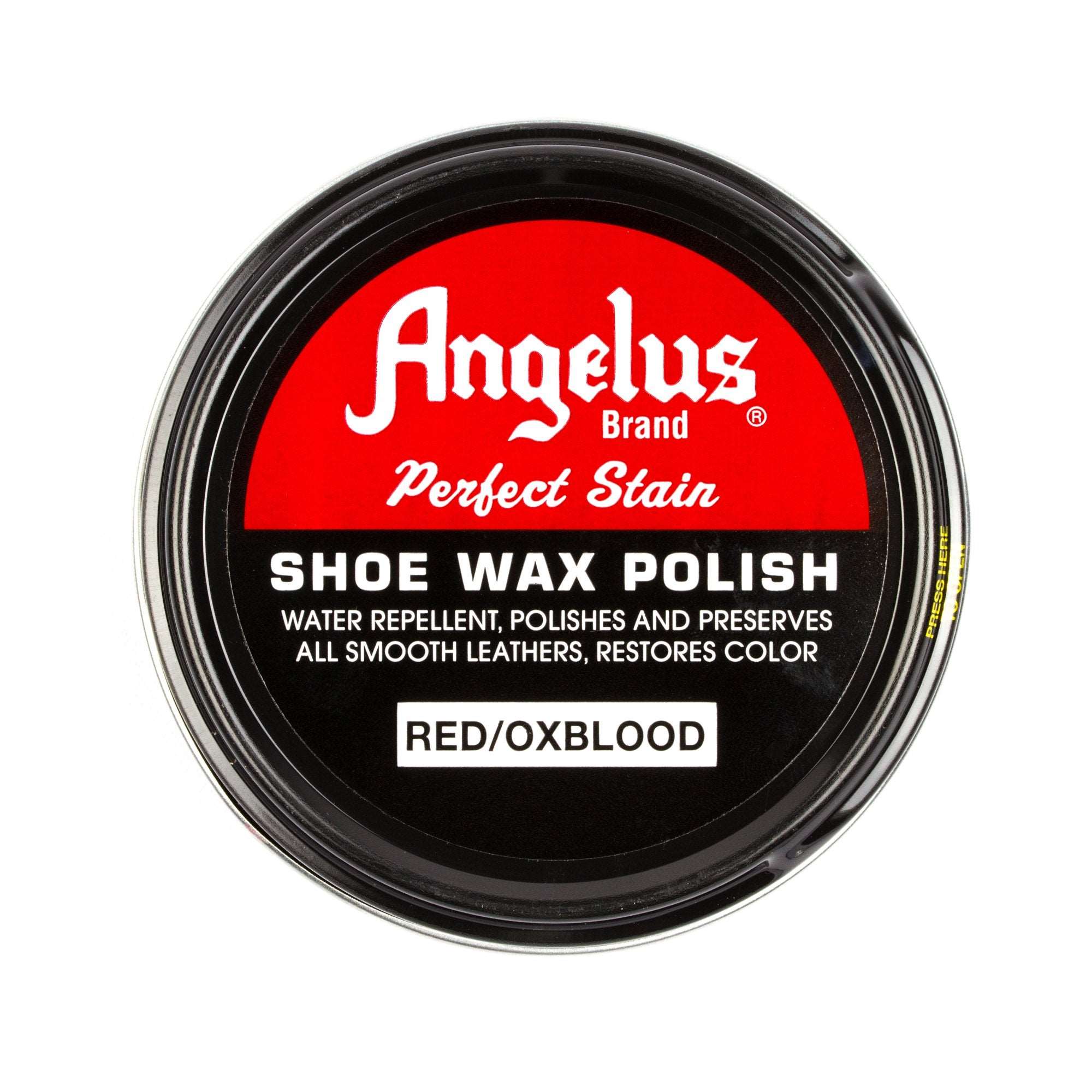 Angelus Red/Oxblood Shoe Wax Polish - Angelus Direct