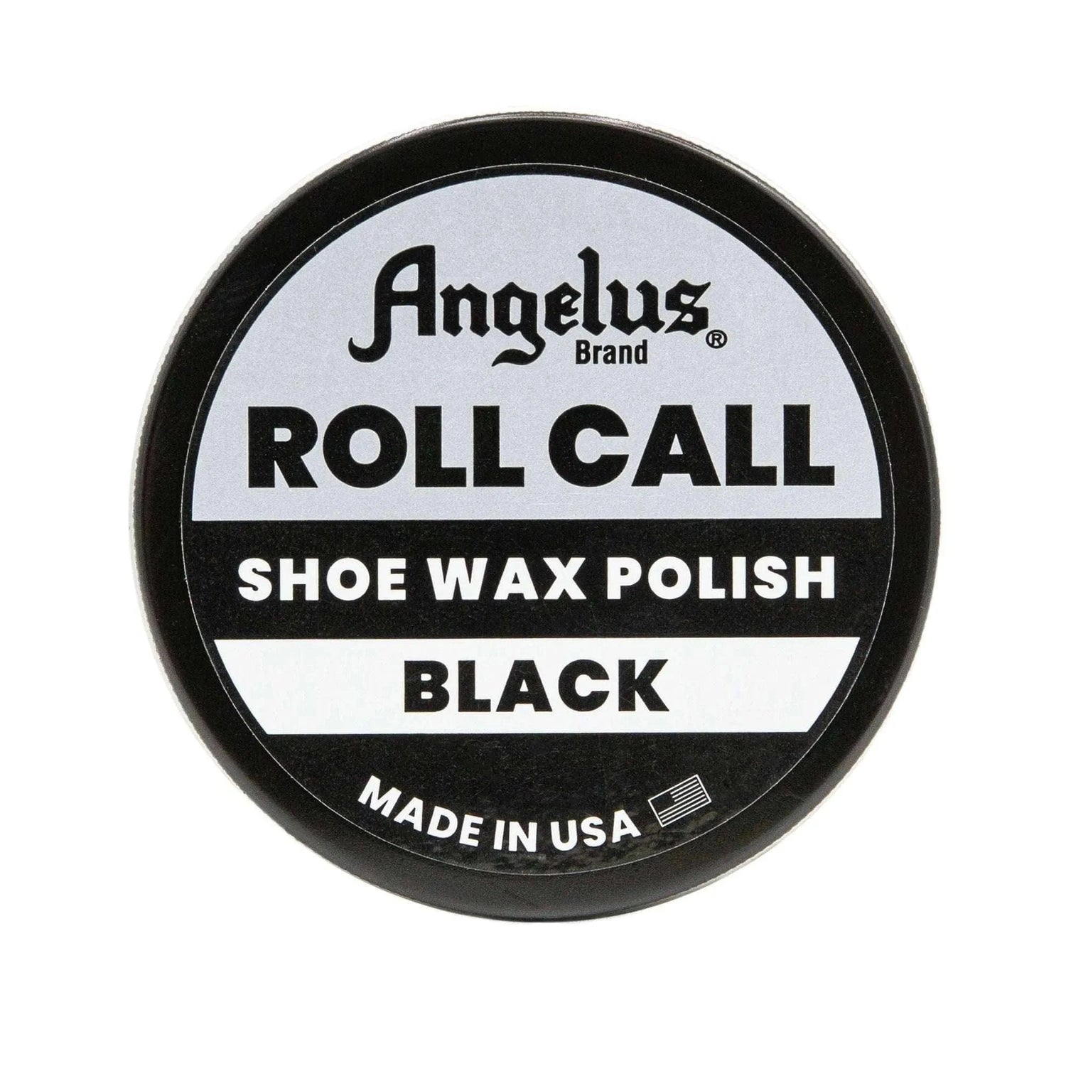 Angelus Direct Angelus Roll Call Military Grade Shoe Wax Polish - Black 50 gr. Shoe Polish