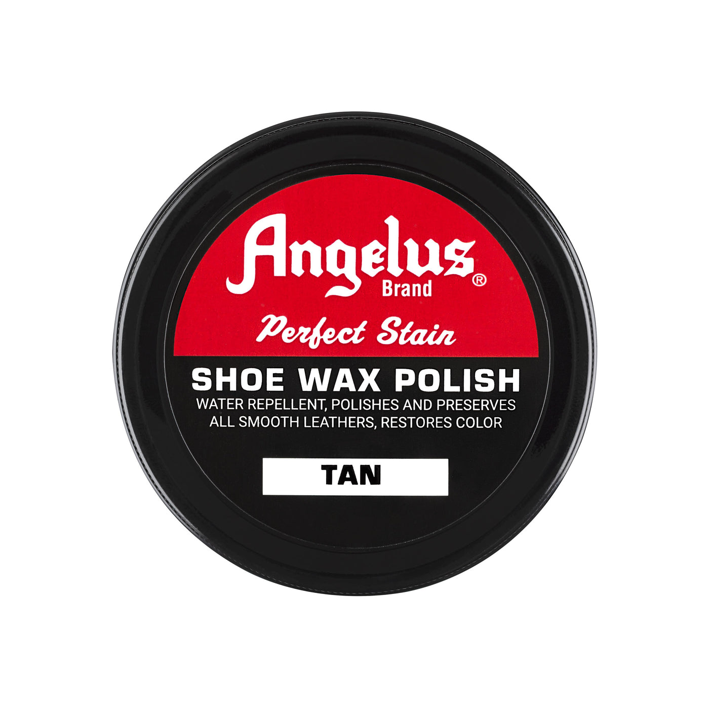 Angelus Tan Shoe Wax Polish - Professional Grade Stain for Tan Leather Shoes