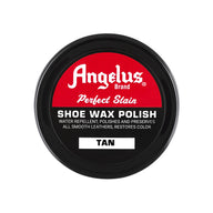 Angelus Tan Shoe Wax Polish - Professional Grade Stain for Tan Leather Shoes