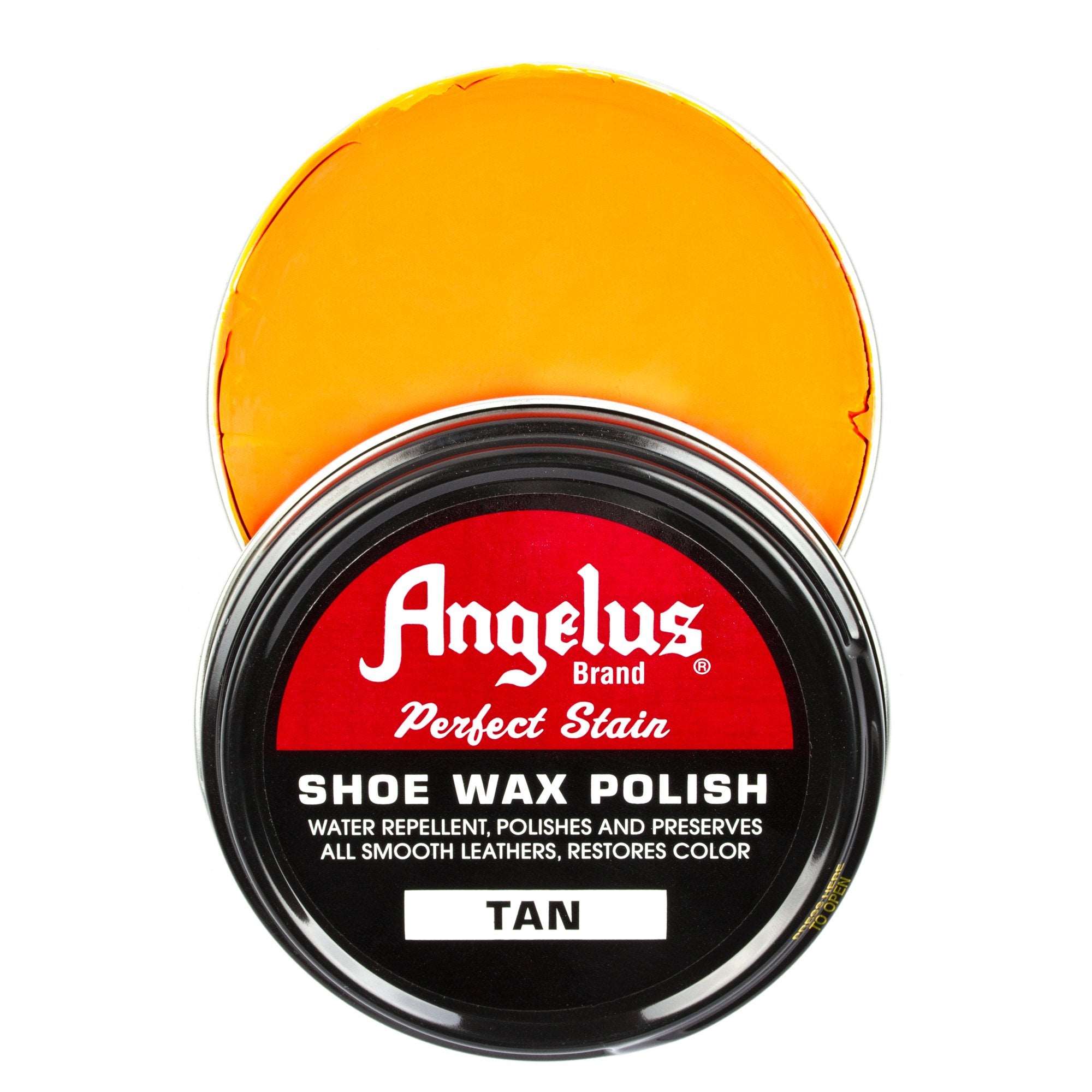 Angelus Tan Shoe Wax Polish - Angelus Direct