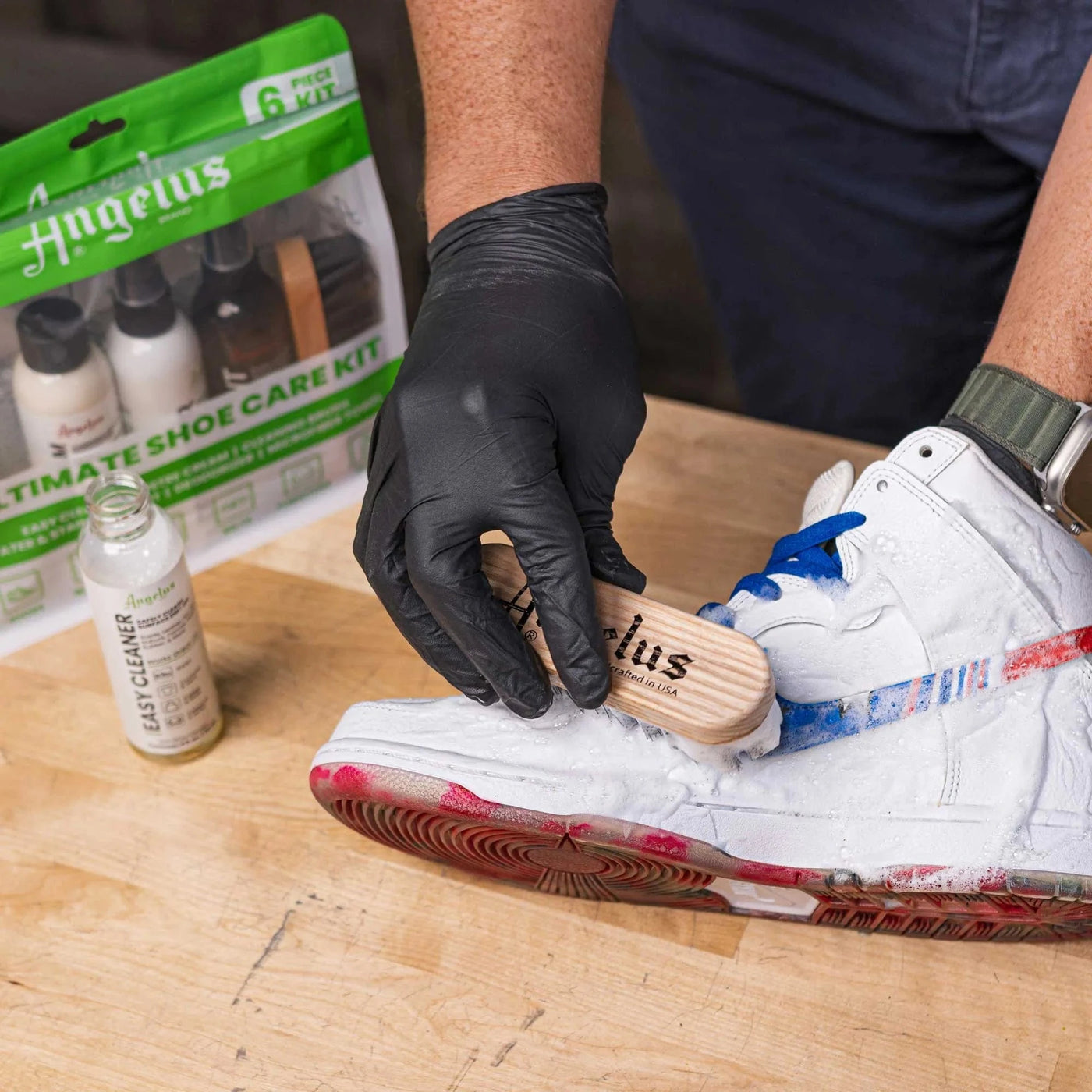 Angelus Direct Angelus Ultimate Shoe Care Kit 1 Easy Cleaner Kit Cleaning Kit