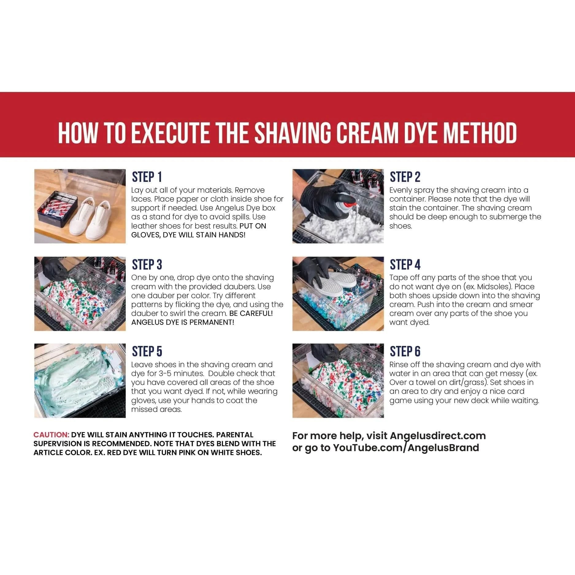 Angelus Direct Angelus X Barbasol Limited Edition Dye Kit 1 Kit Dye Kit