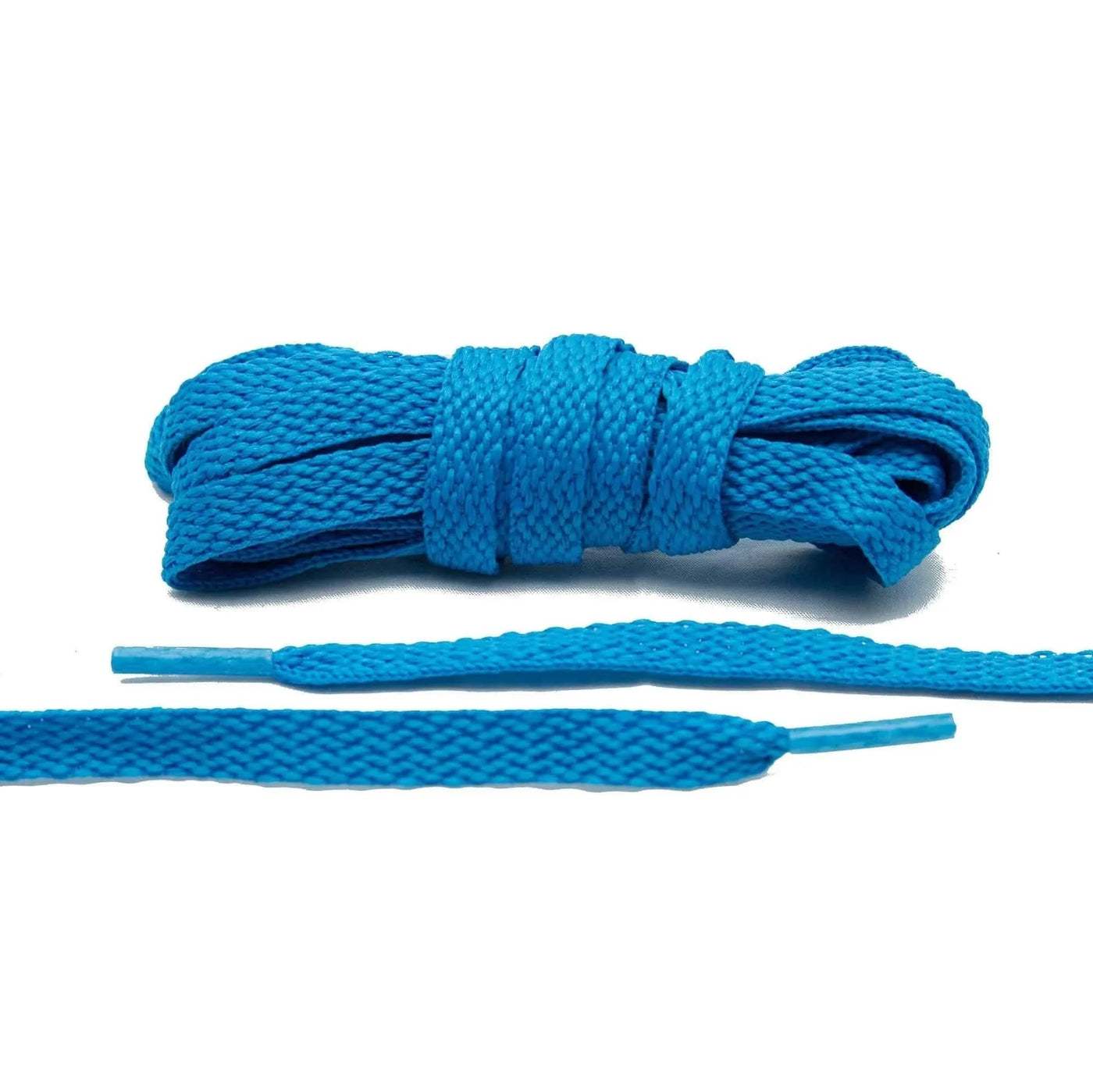 Lace Lab Bahama Blue Shoe Laces Flat Shoelaces