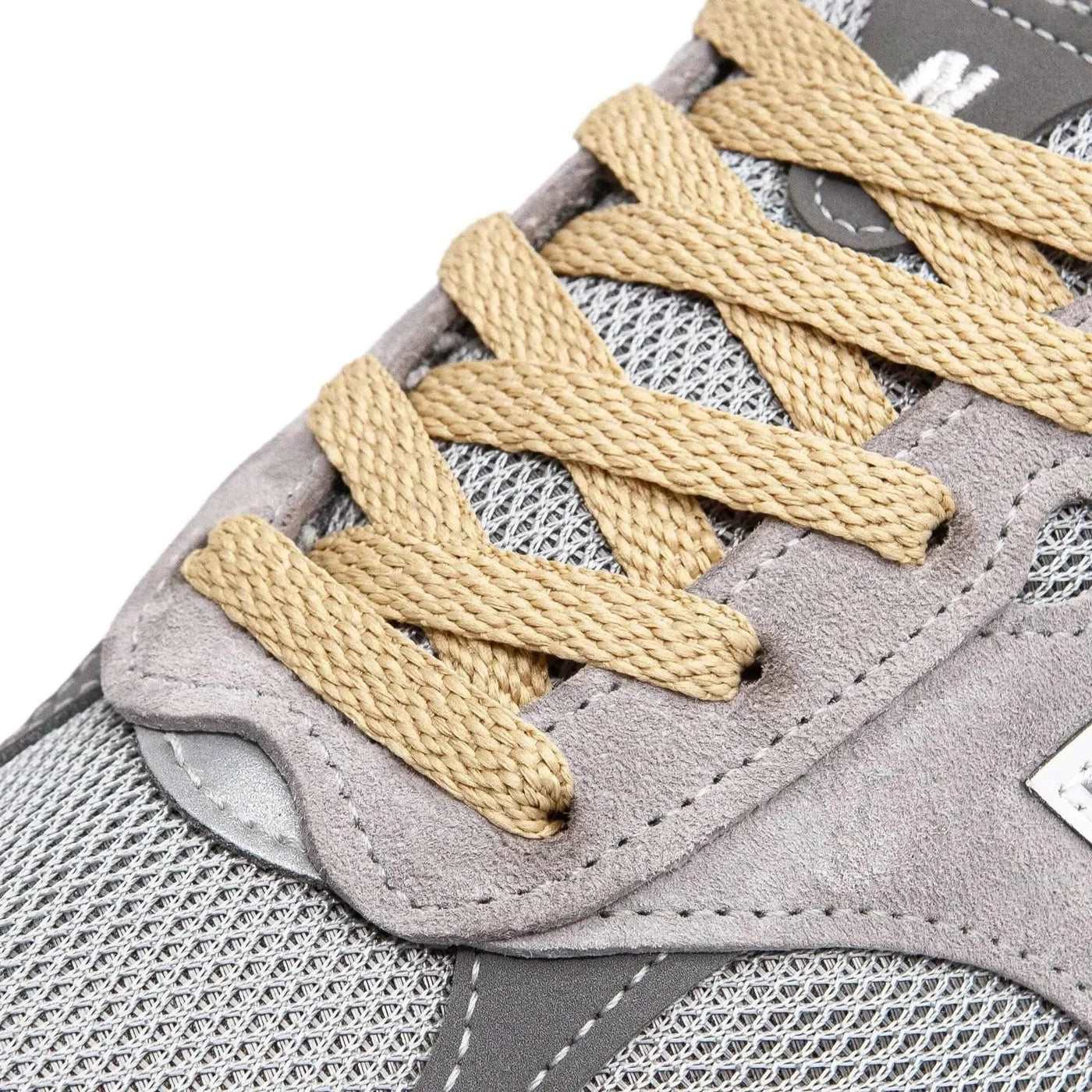 Lace Lab Beige Shoe Laces Flat Shoelaces