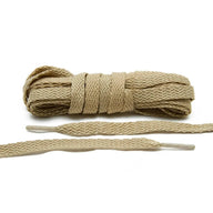 Lace Lab Beige Shoe Laces Flat Shoelaces