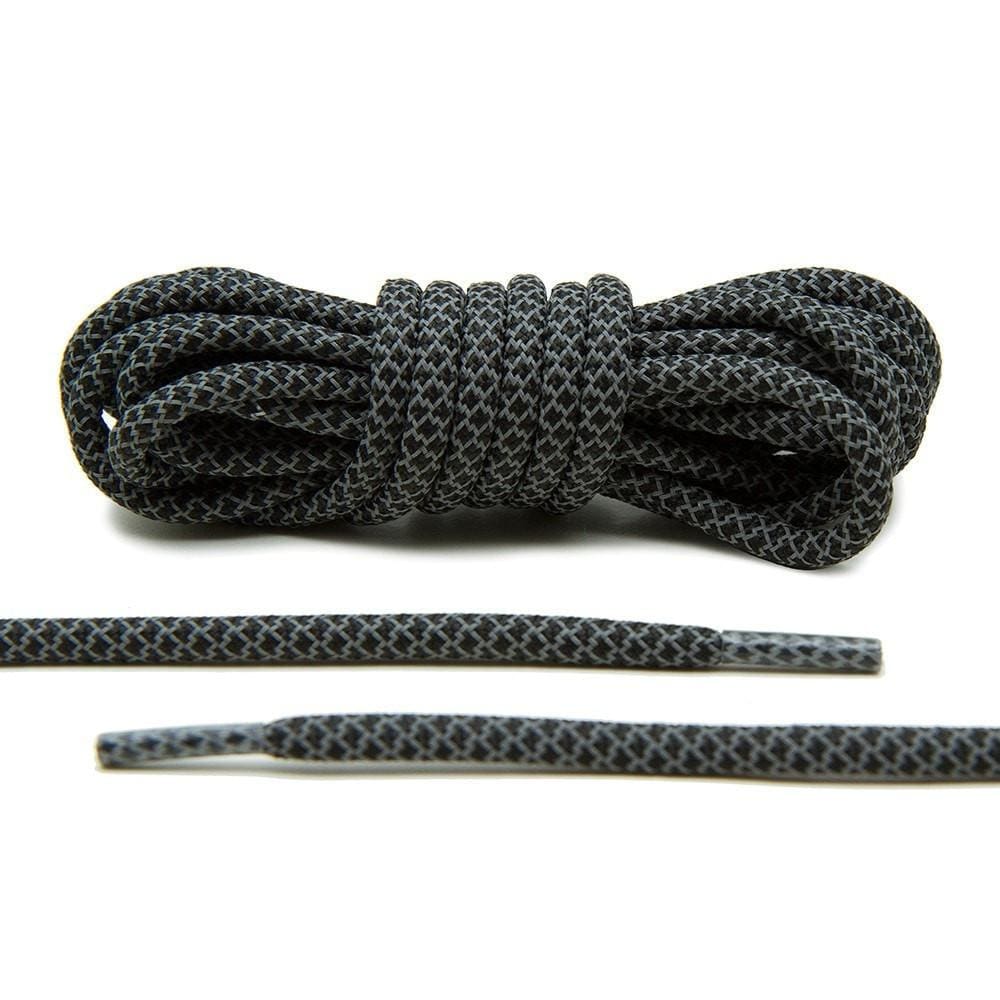 Black 3M Reflective Rope Laces - Angelus Direct