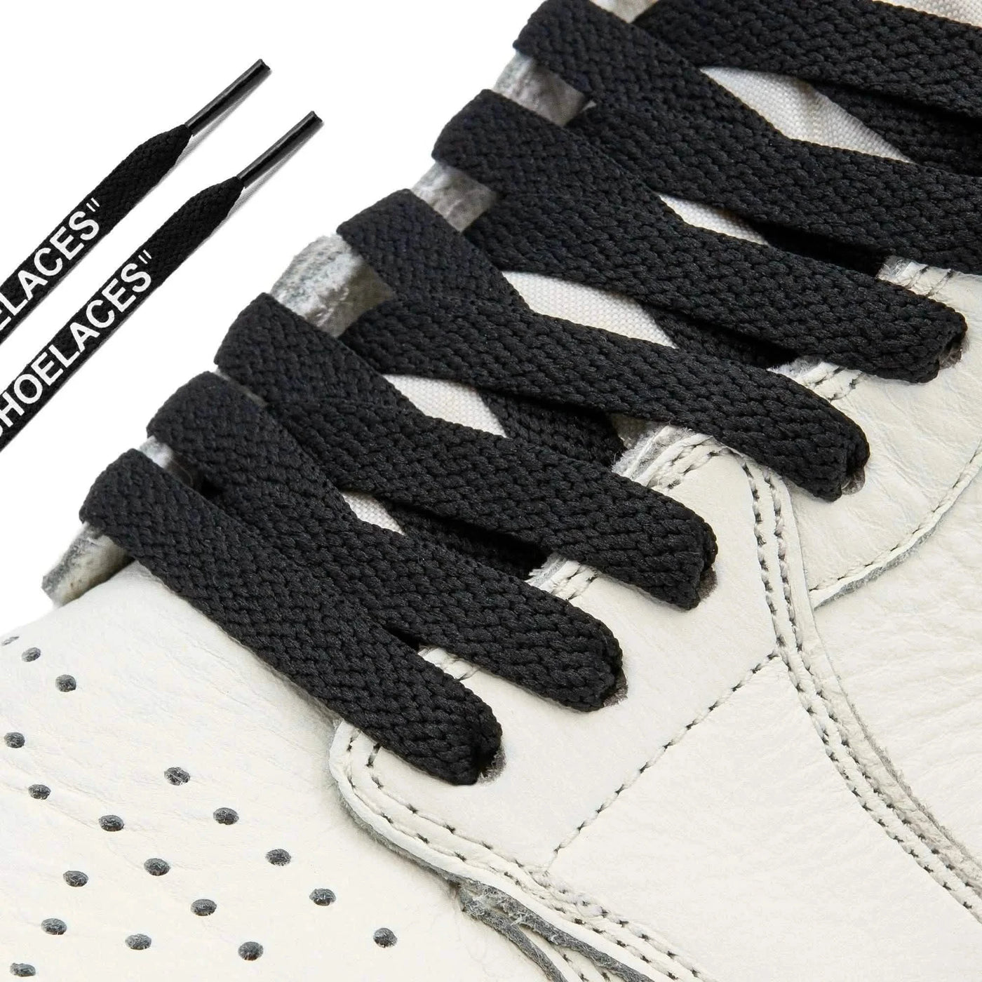 Lace Lab Black Off-White Style "SHOELACES" "SHOELACES"