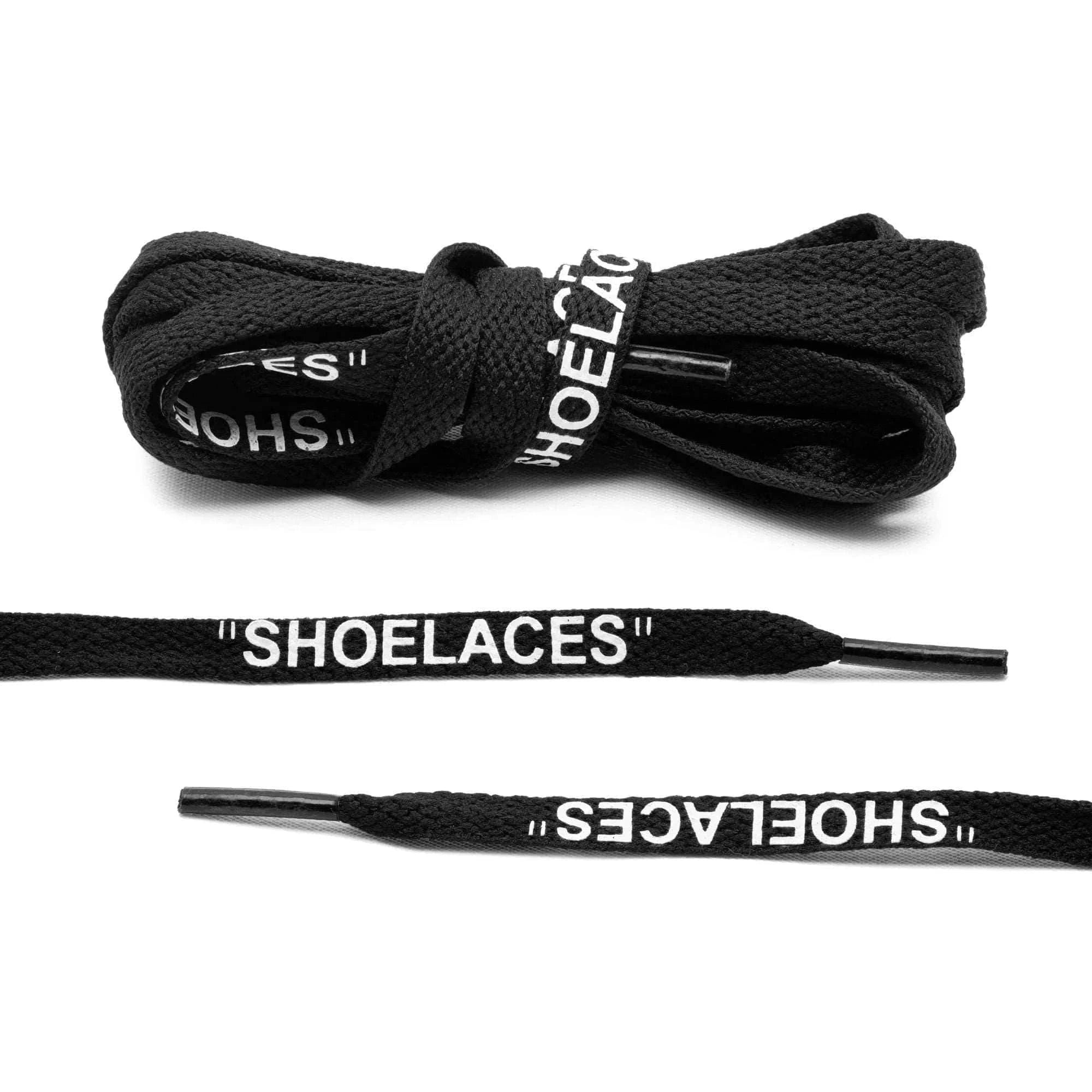 Black Off - White Style "SHOELACES" - Angelus Direct