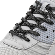 Lace Lab Black Reflective Flat Laces 1.0 Reflective Flat Shoelaces