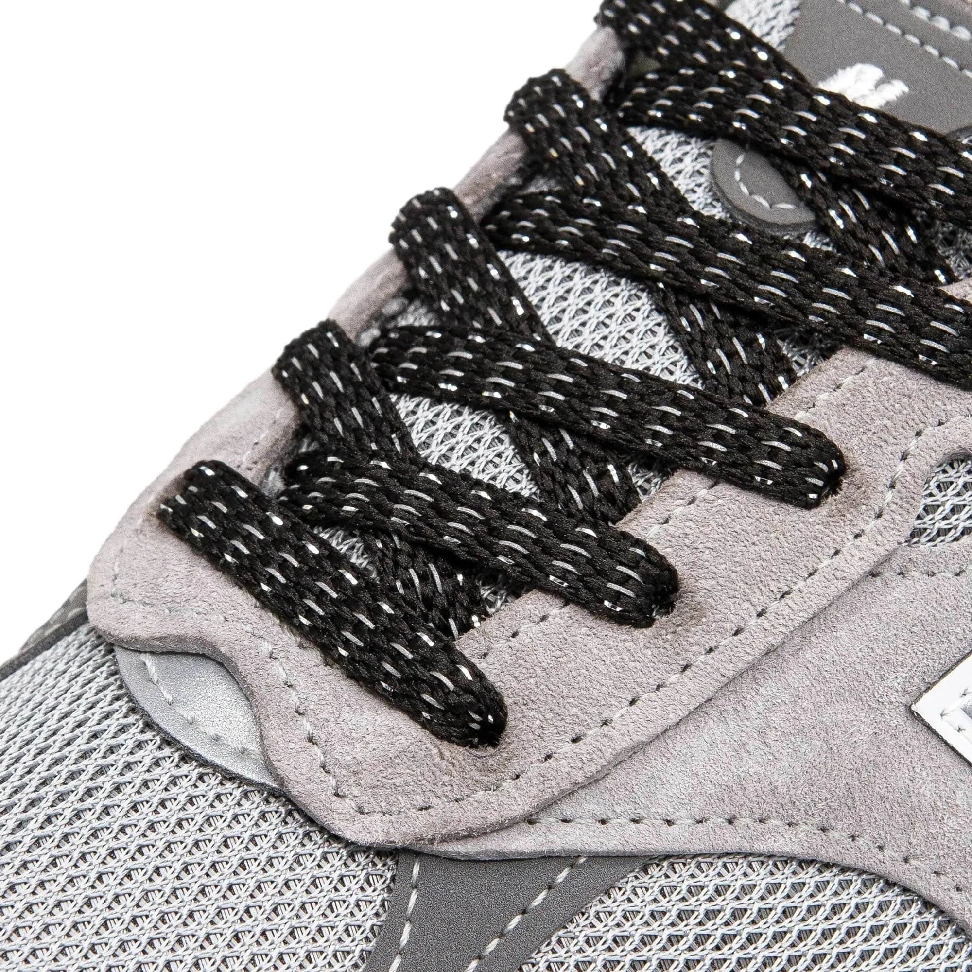 Lace Lab Black - Reflective Flat Laces 2.0 Reflective Flat Shoelaces