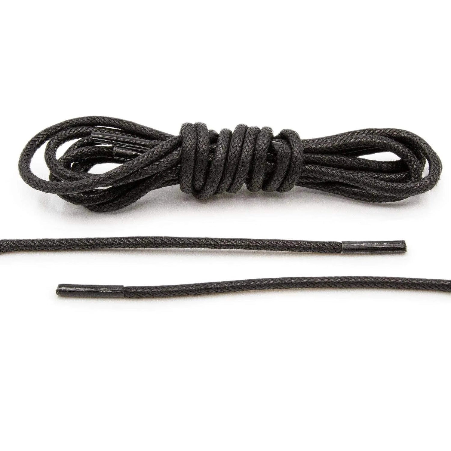 Lace Lab Black Waxed Dress Shoelaces Waxed Dress Shoelaces