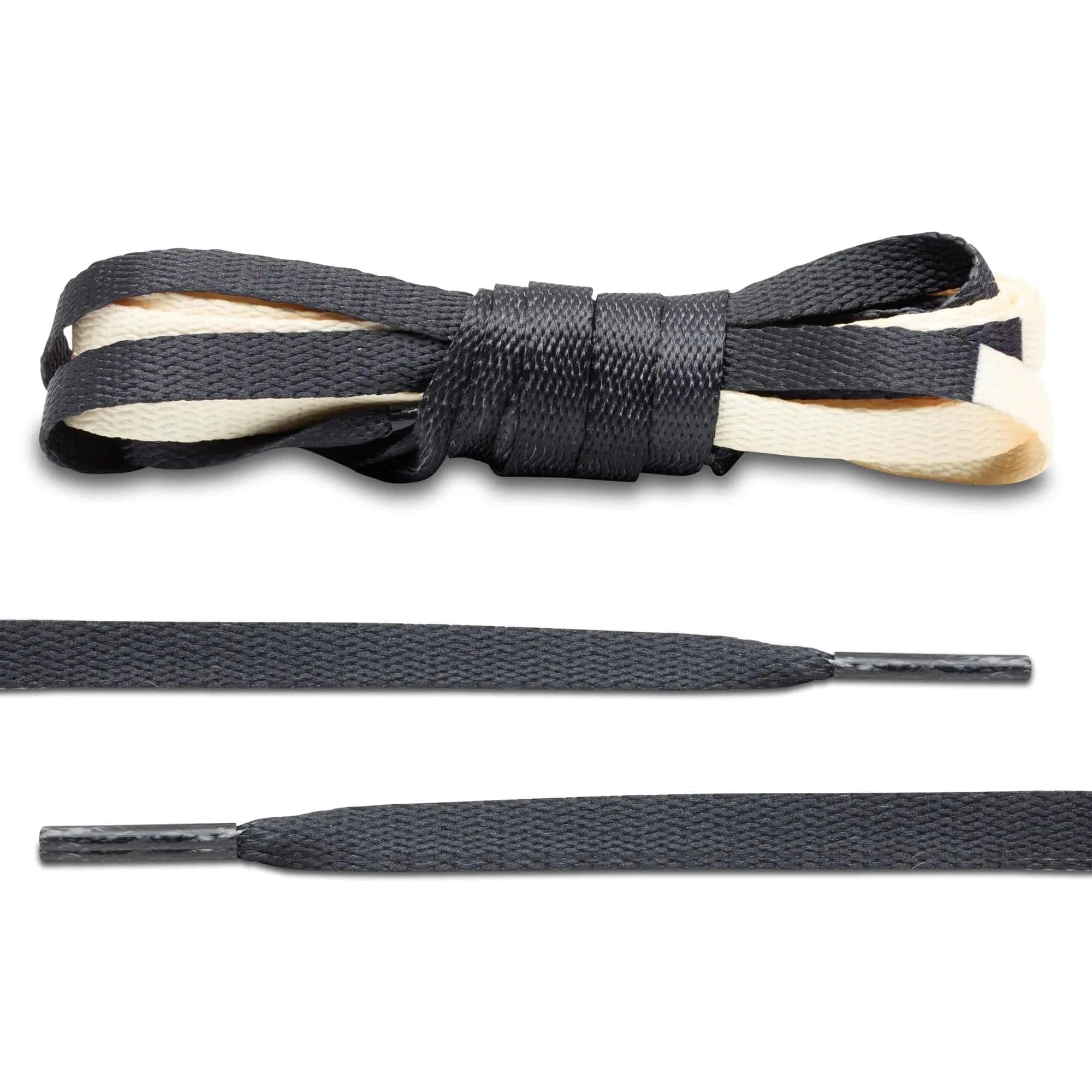 Lace Lab Black/Cream Union Jordan 1 Replacement Shoelaces Jordan 1 Replacement Shoelaces
