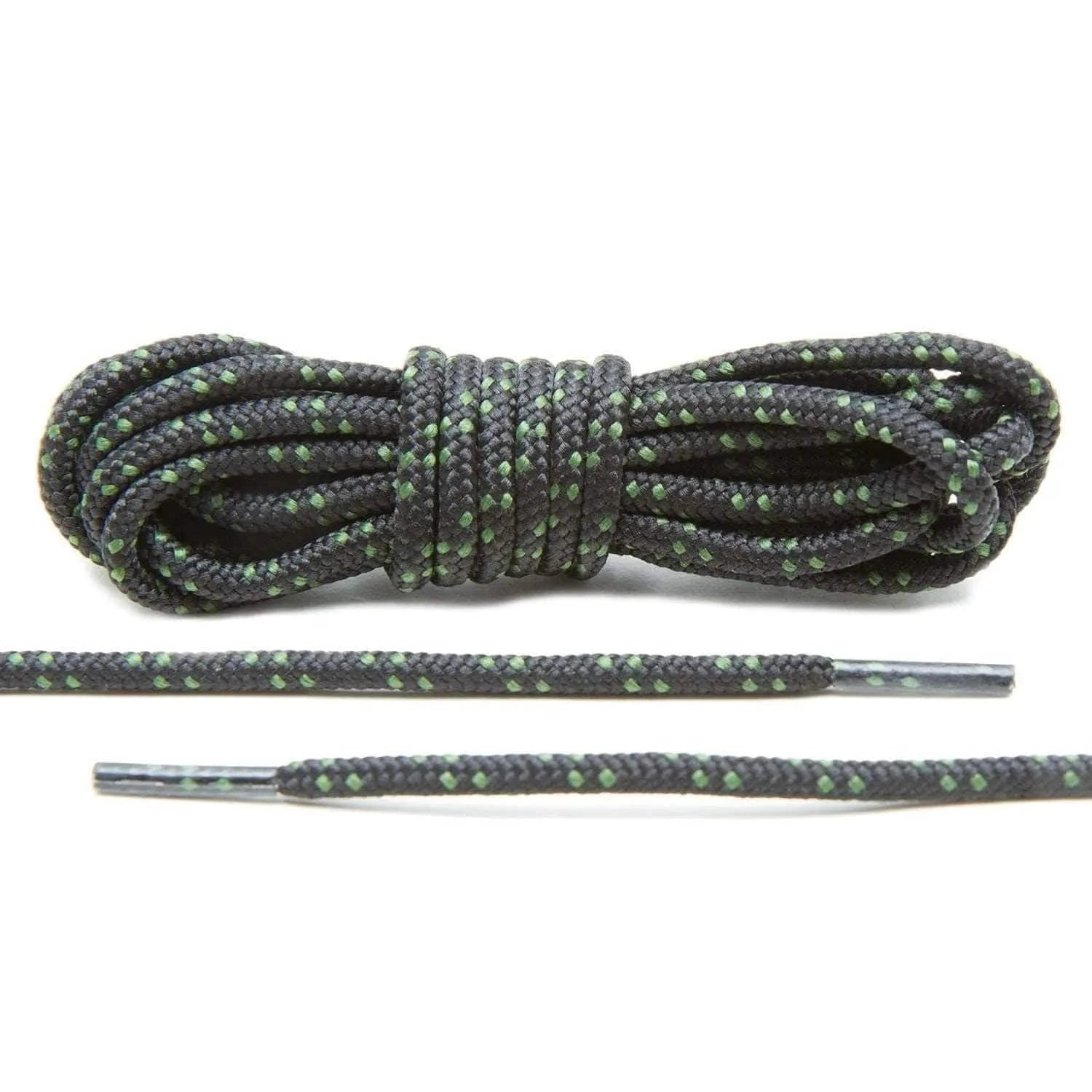 Lace Lab Black/Hunter Green Boot Laces Boot Shoelaces