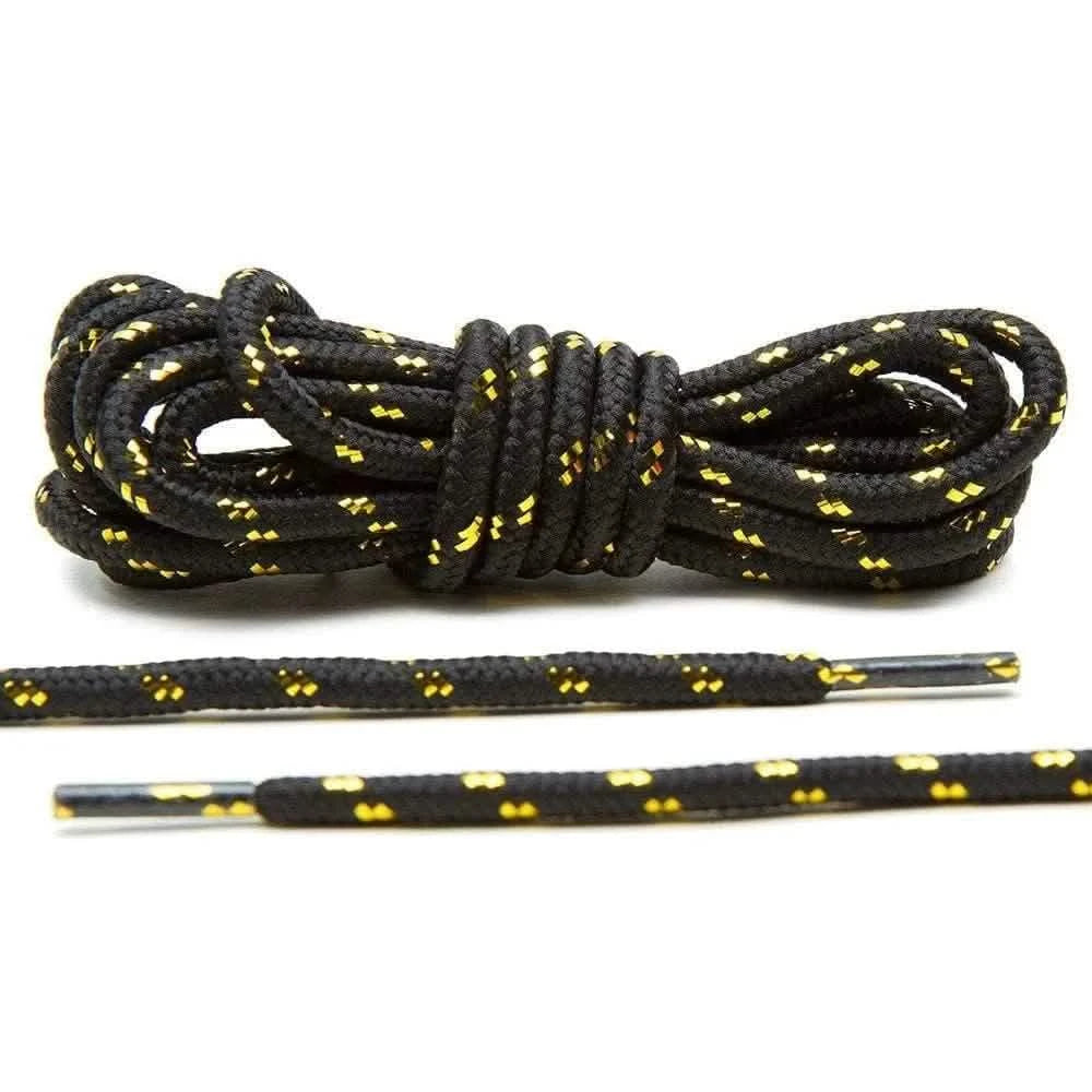 Lace Lab Black/Metallic Gold v2.0 Rope Laces Rope Shoelaces