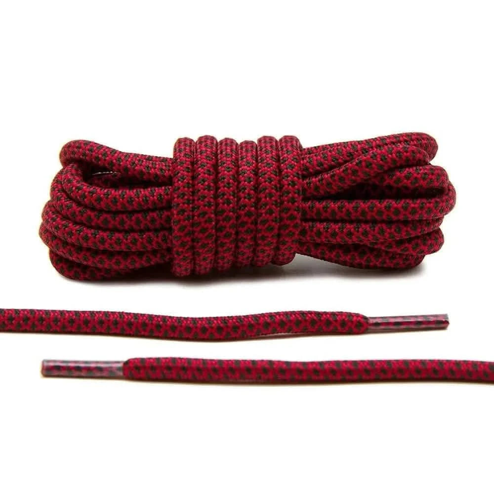 Lace Lab Black/Red Rope Laces Rope Shoelaces