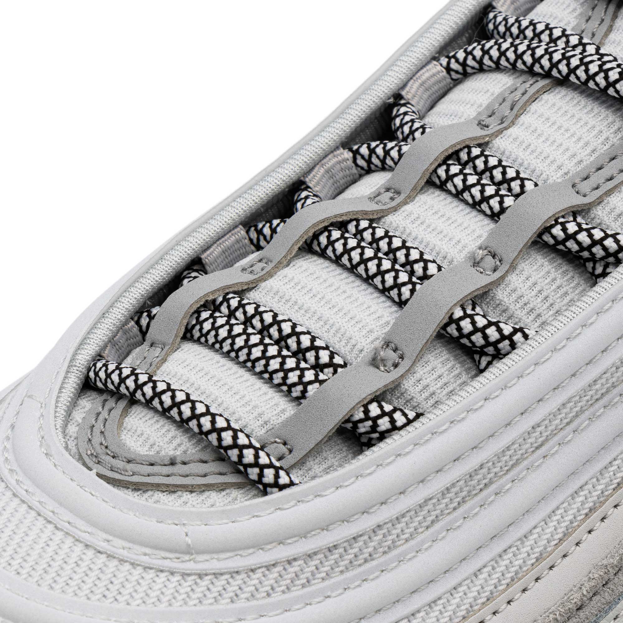 Black/White Rope Laces - Angelus Direct