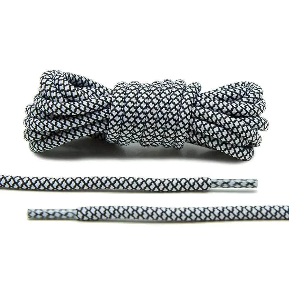 Lace Lab Black/White Rope Laces Rope Shoelaces