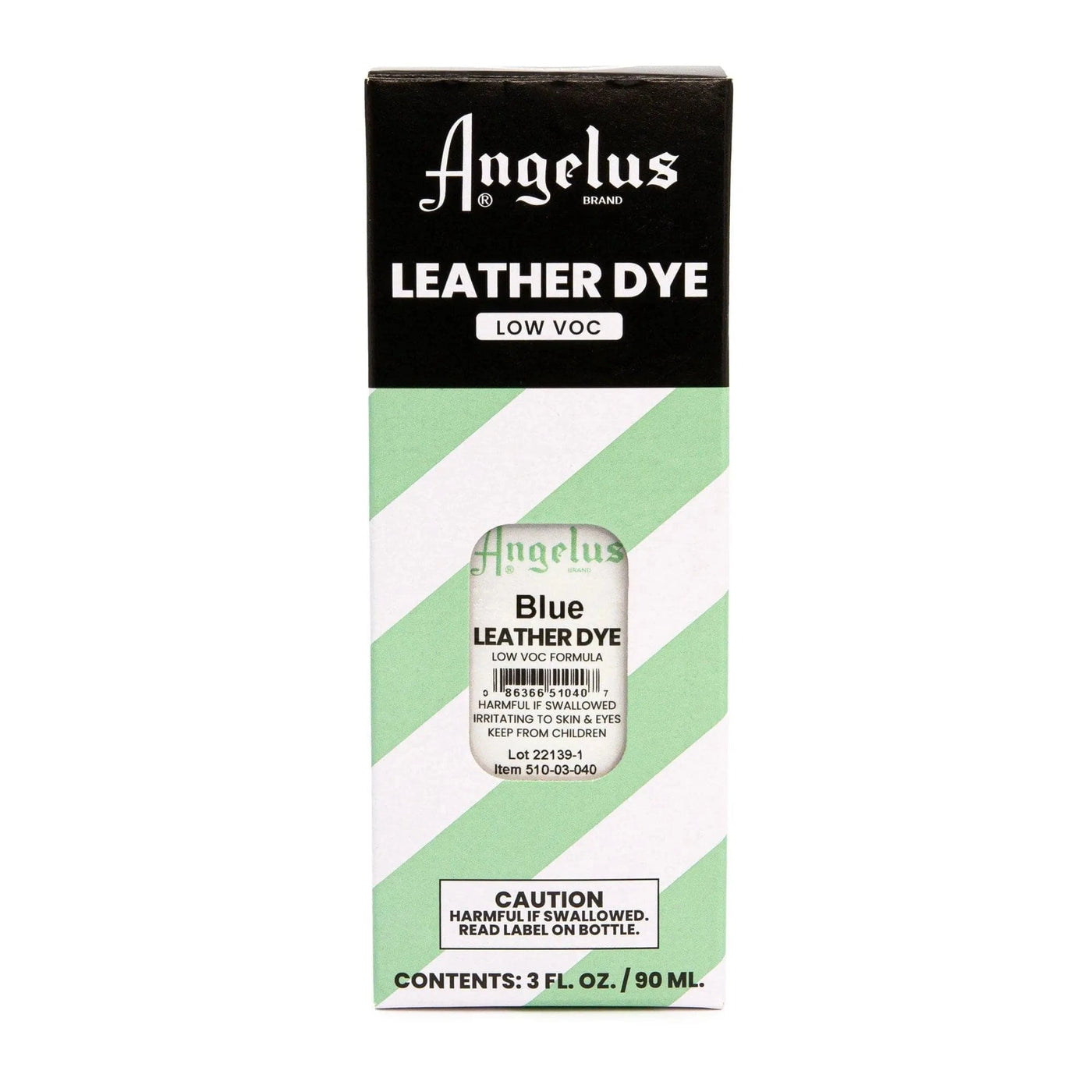 Angelus Direct Blue Low VOC Leather Dye 3 oz. Low VOC Leather Dye