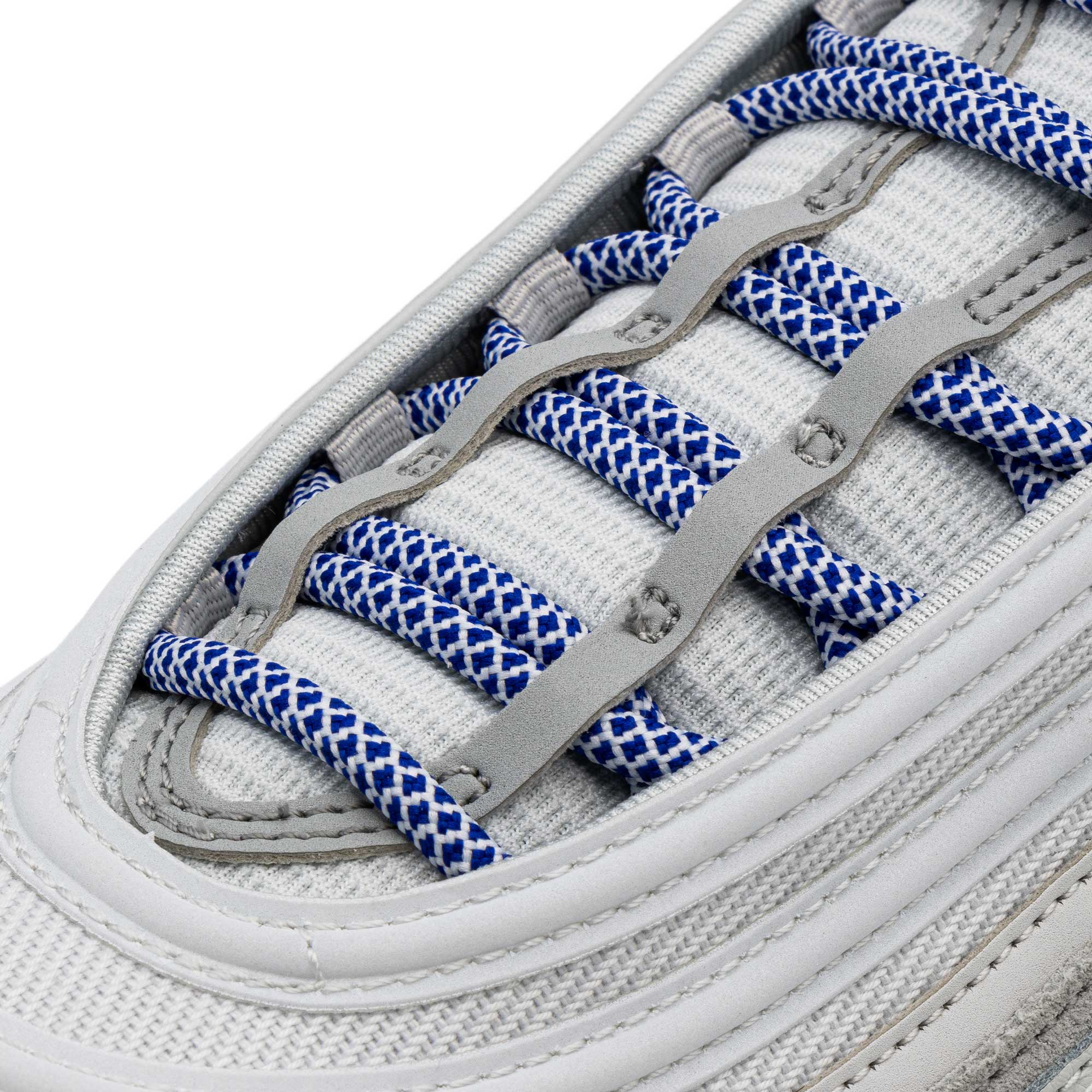 Blue/White Rope Laces - Angelus Direct