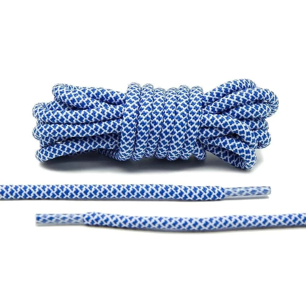 Blue/White Rope Laces - Angelus Direct