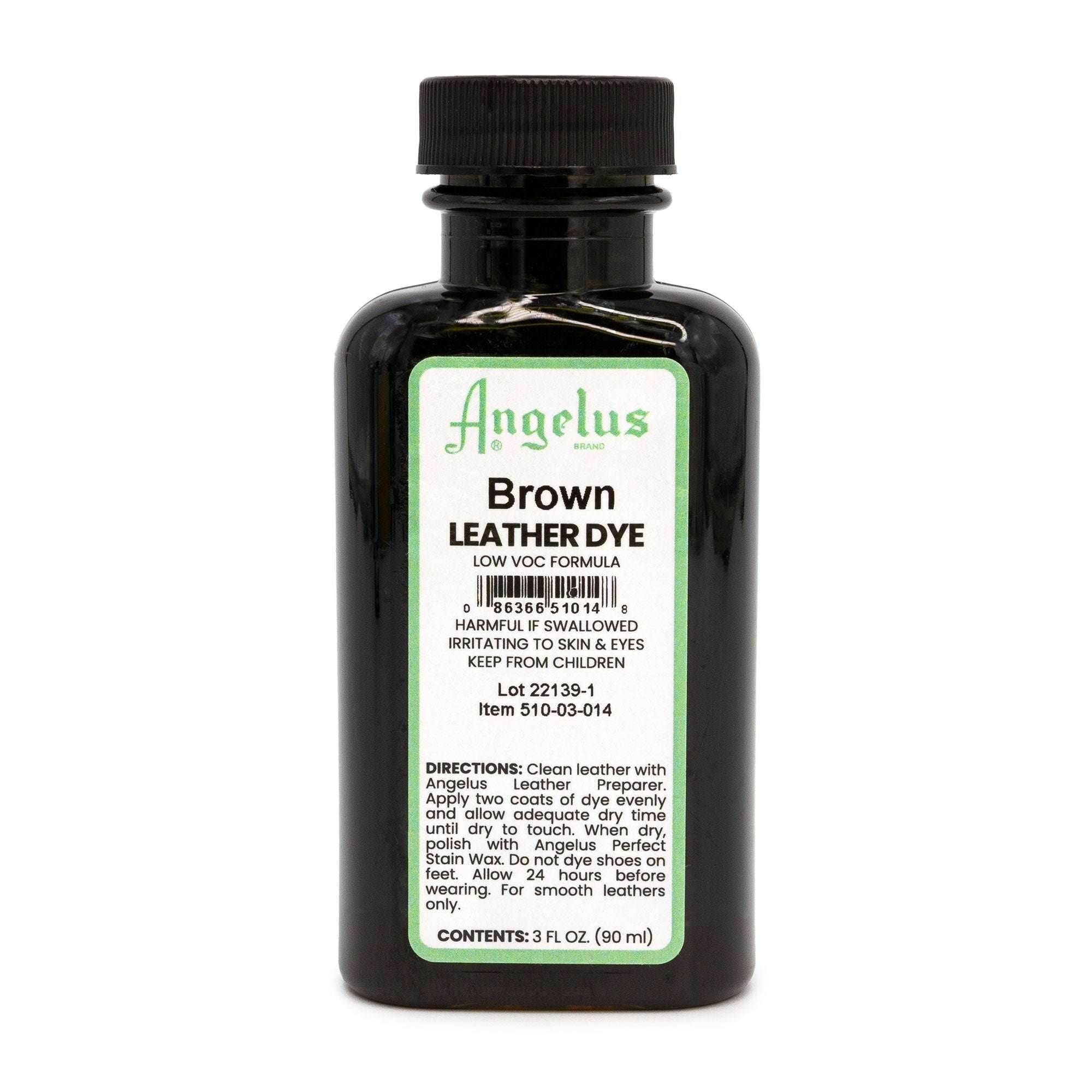 Brown Low VOC Leather Dye - Angelus Direct