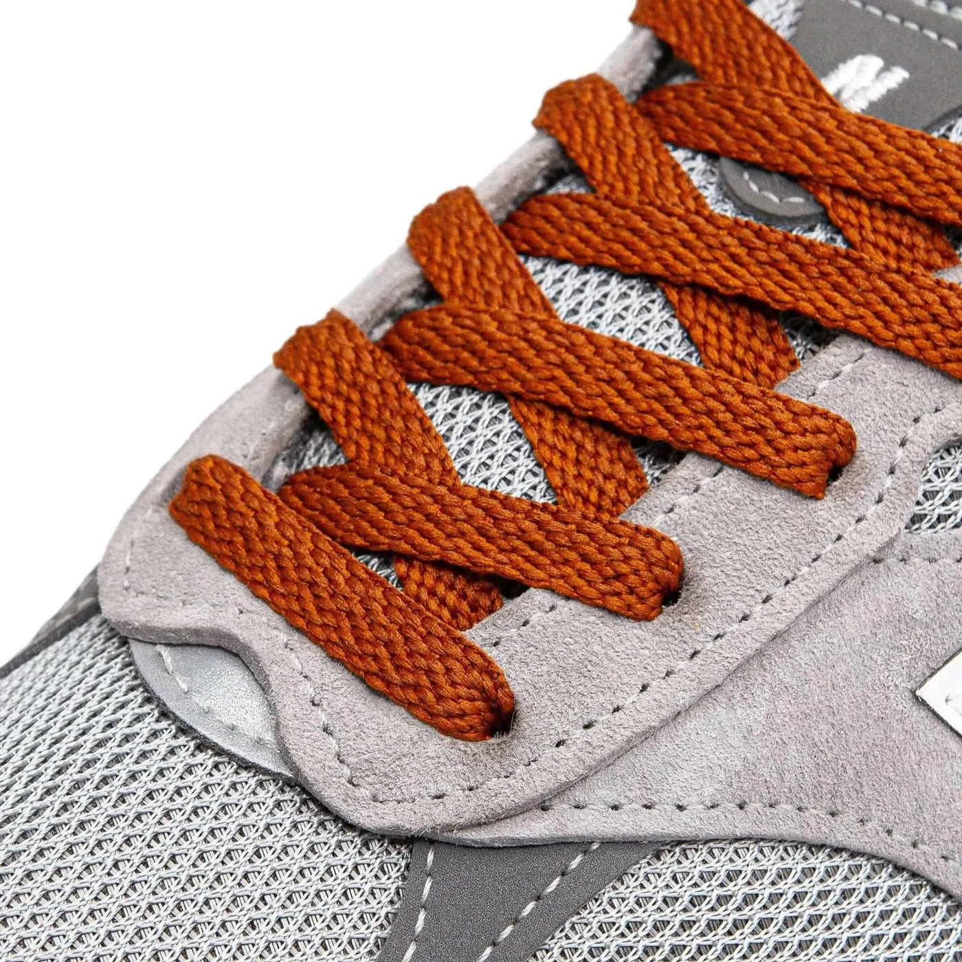 Lace Lab Brown Shoe Laces Flat Shoelaces