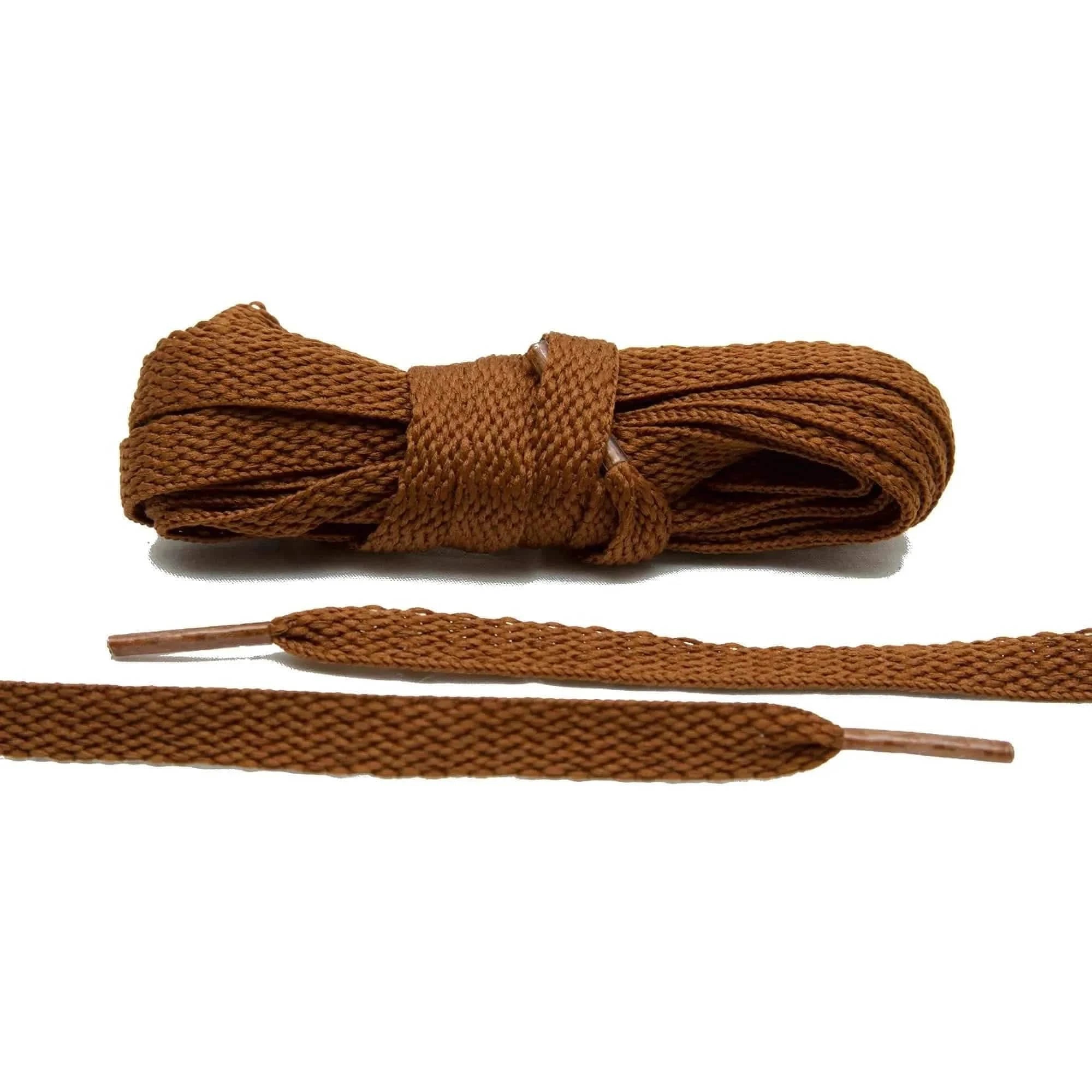Lace Lab Brown Shoe Laces Flat Shoelaces