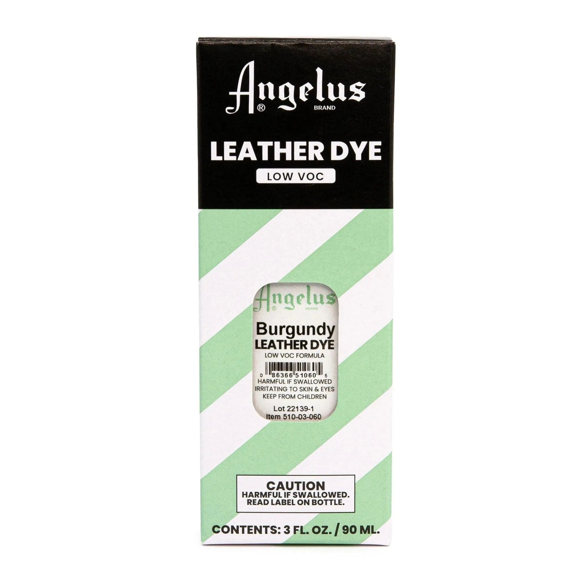 Angelus Direct Burgundy Low VOC Leather Dye 3 oz. Low VOC Leather Dye