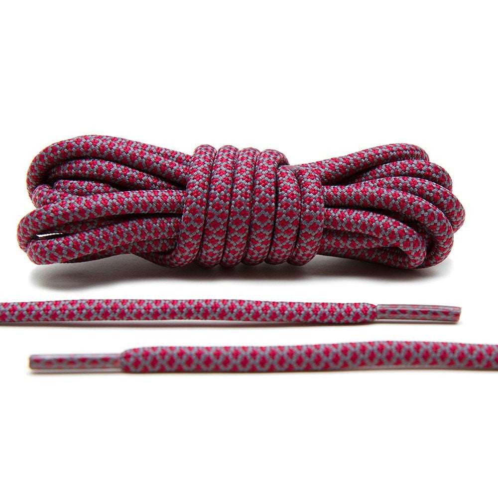 Burgundy/Grey Rope Laces - Angelus Direct
