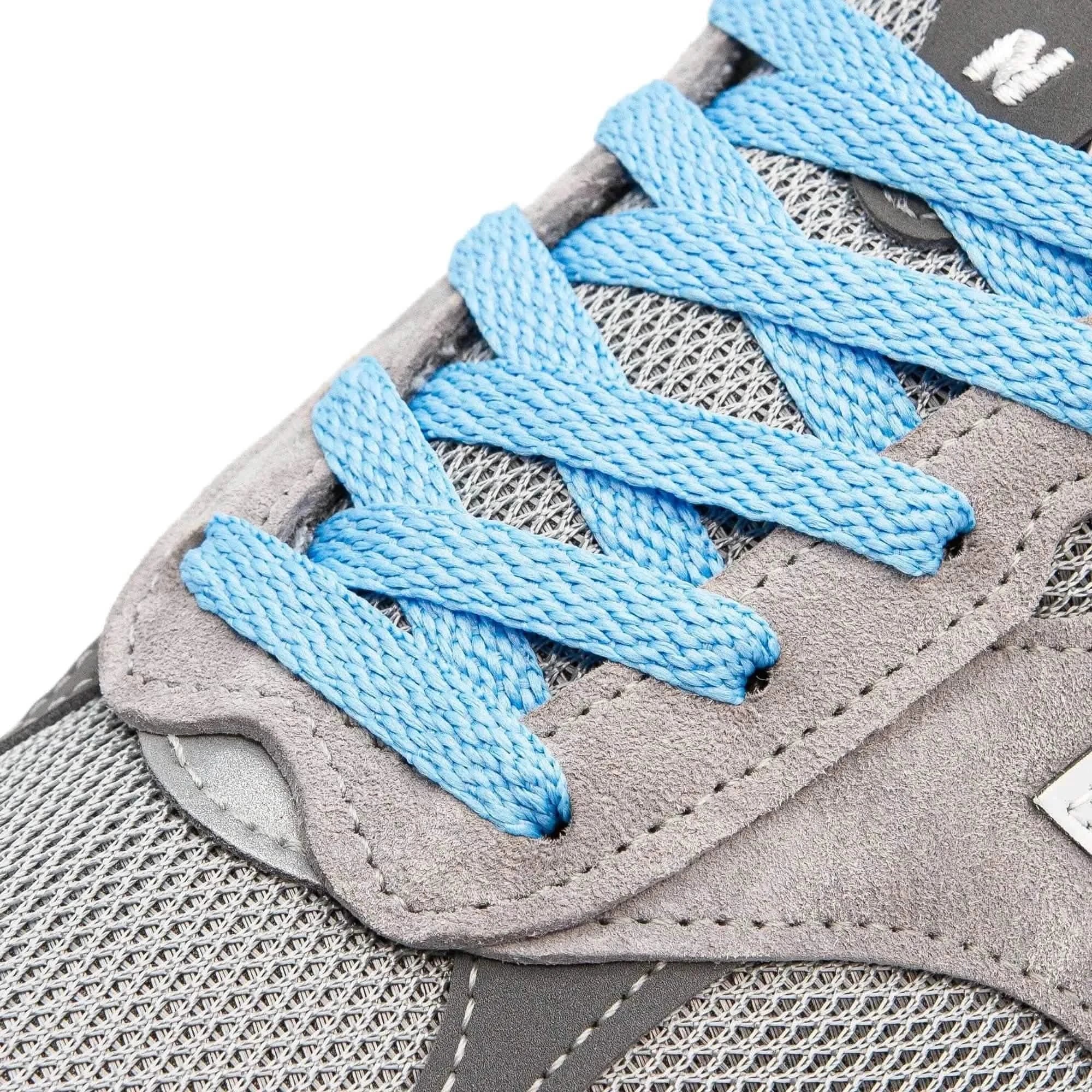 Lace Lab Carolina Blue Shoe Laces Flat Shoelaces