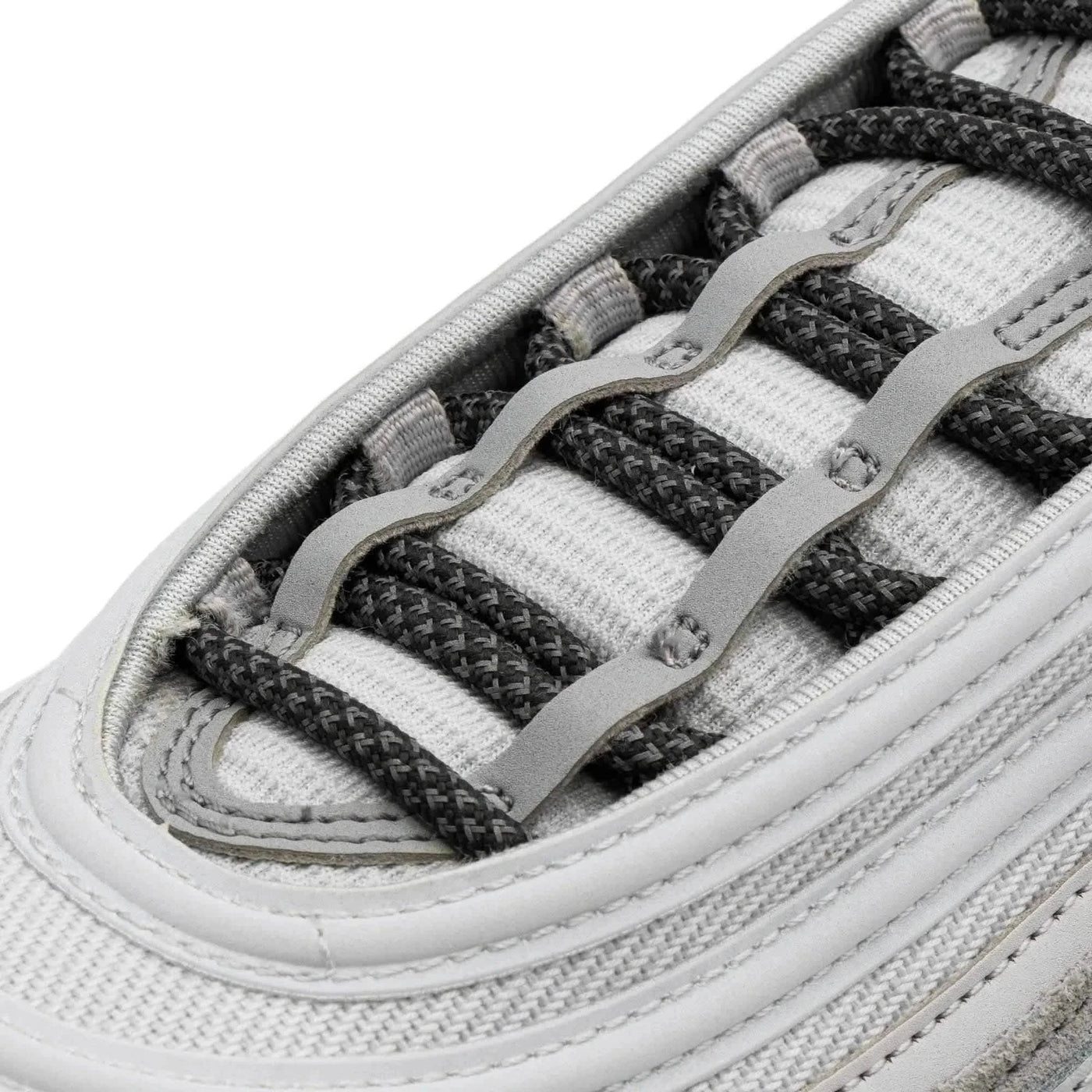Lace Lab Charcoal 3M Inverse Rope Laces Reflective Rope Shoelaces